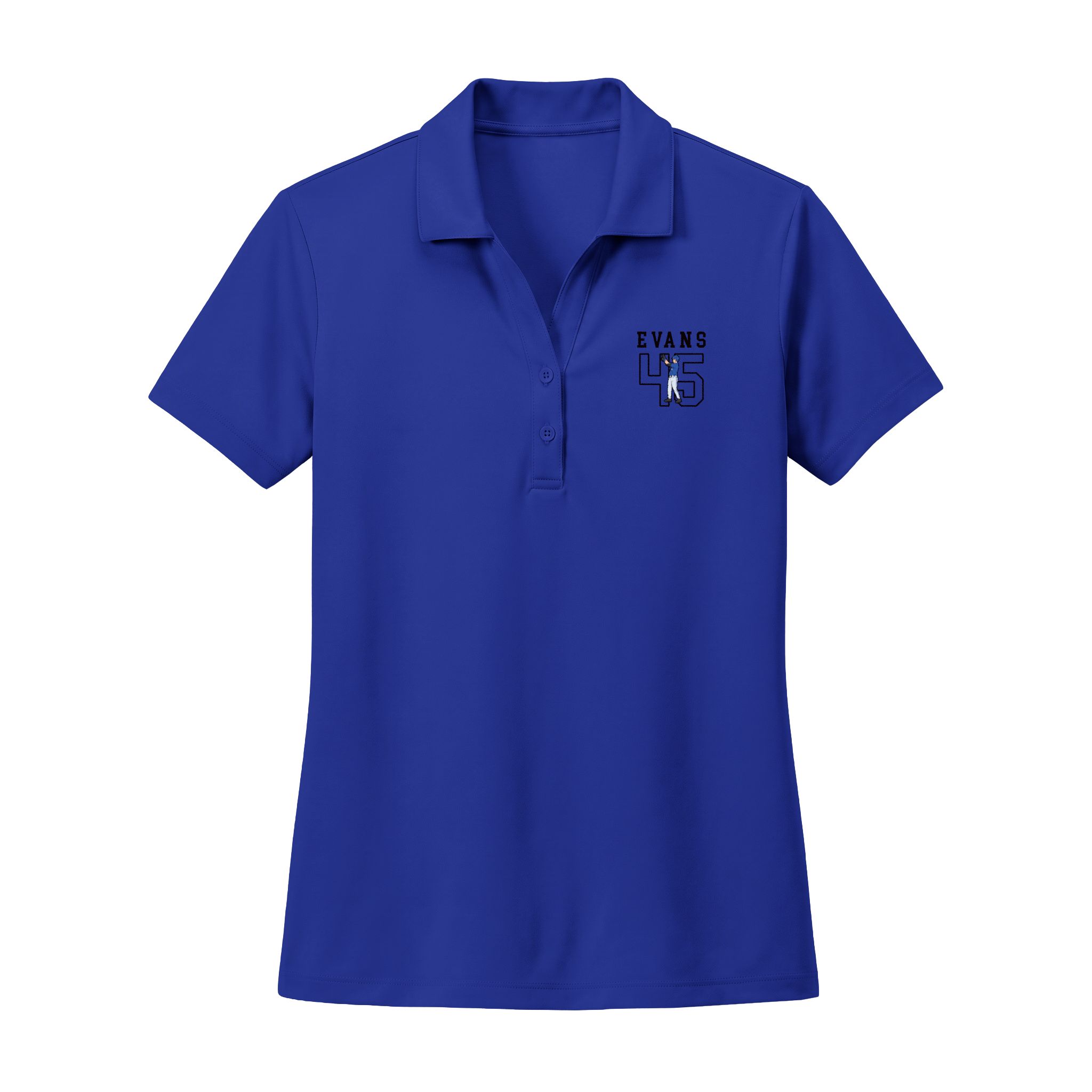 Women's Polo — character_shirsey in Royal