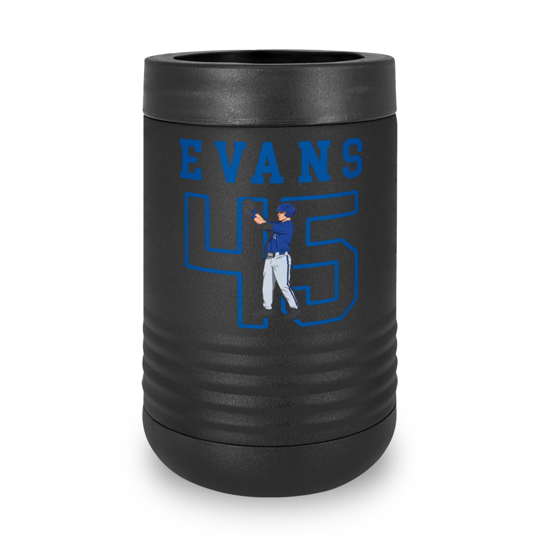 Stainless Can Cooler — character_shirsey in Black