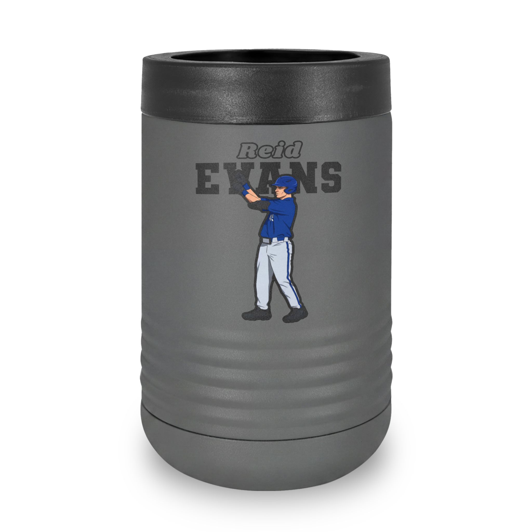 Stainless Can Cooler — character_name_arch in Grey