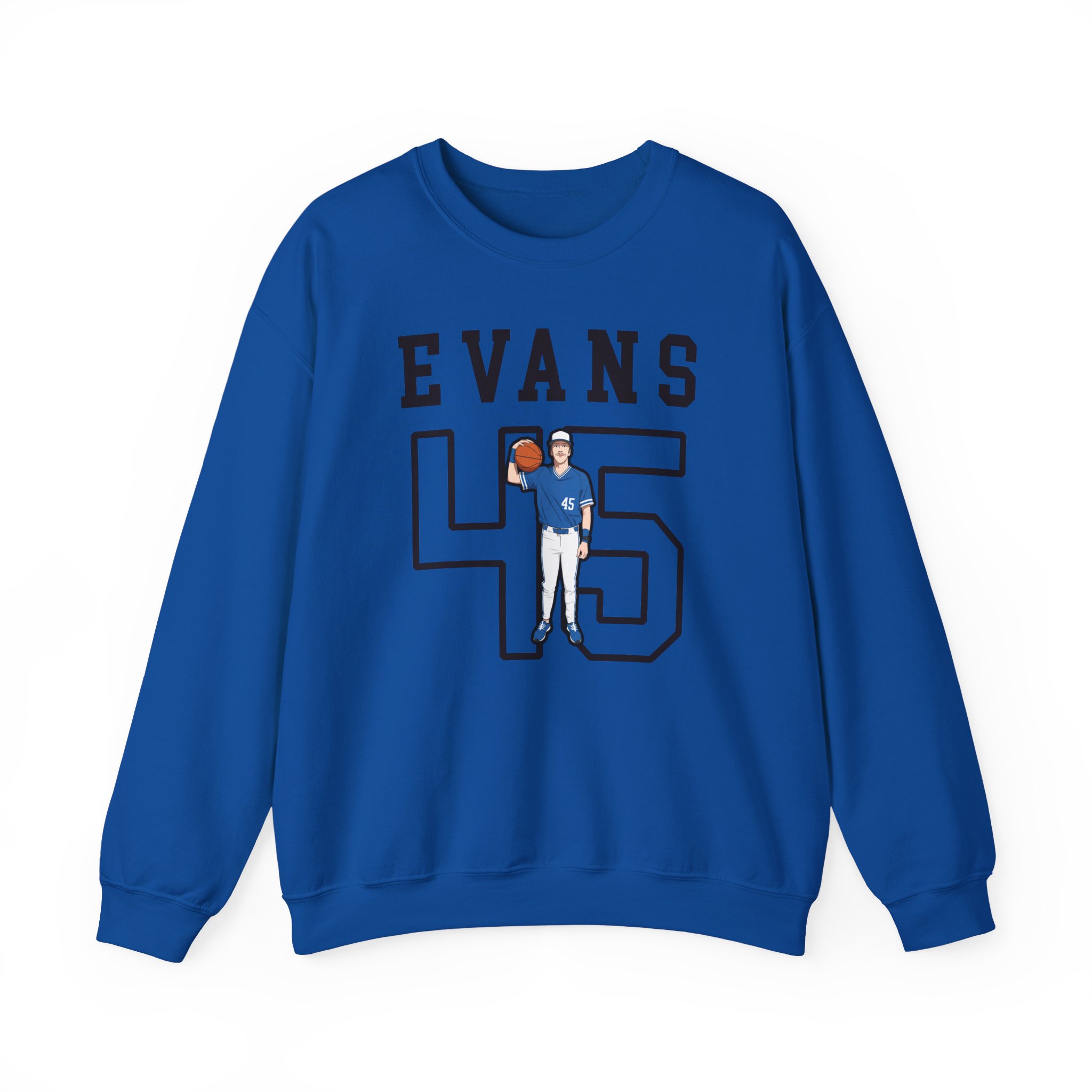 Crewneck Sweatshirt — character_shirsey in Royal