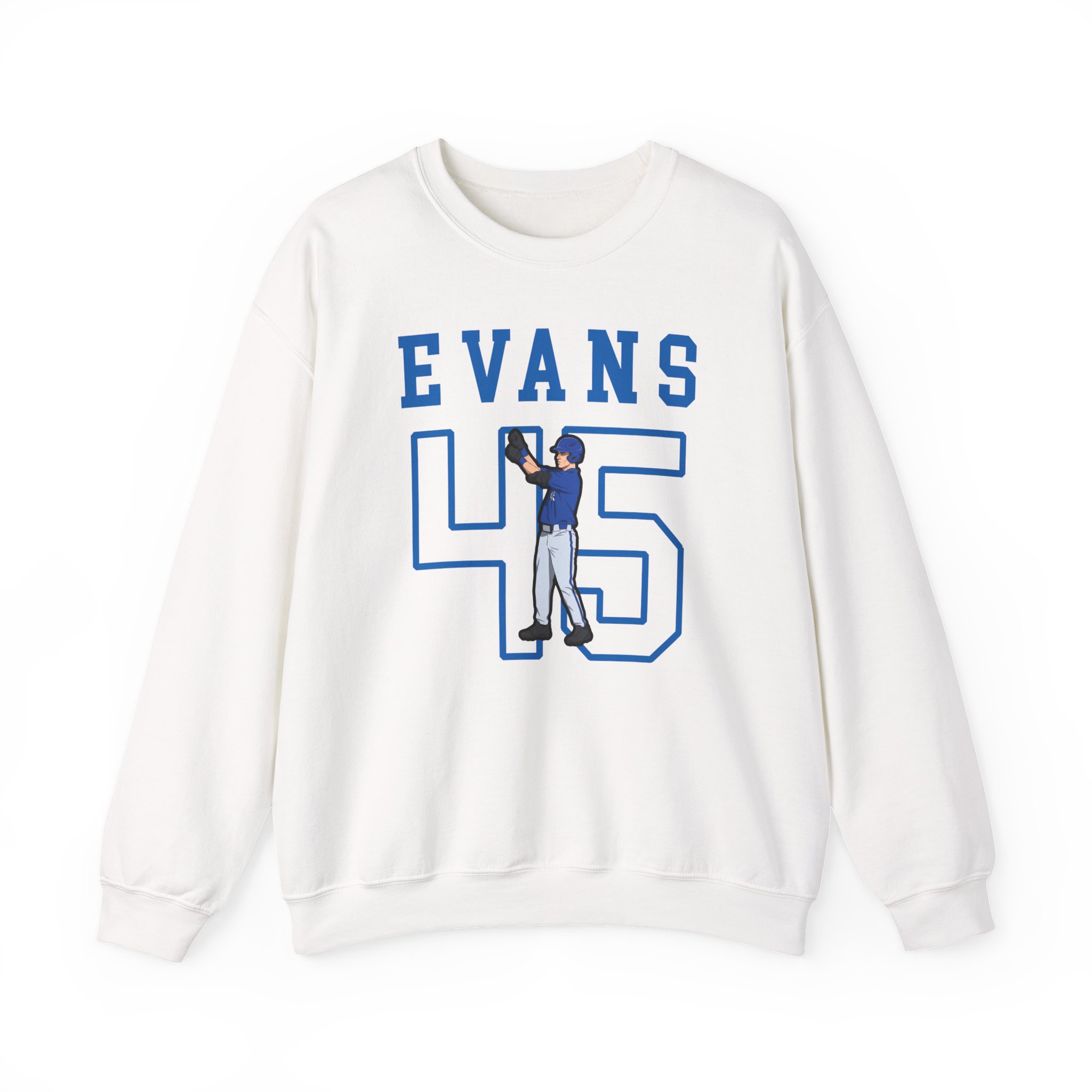 Crewneck Sweatshirt — character_shirsey in White