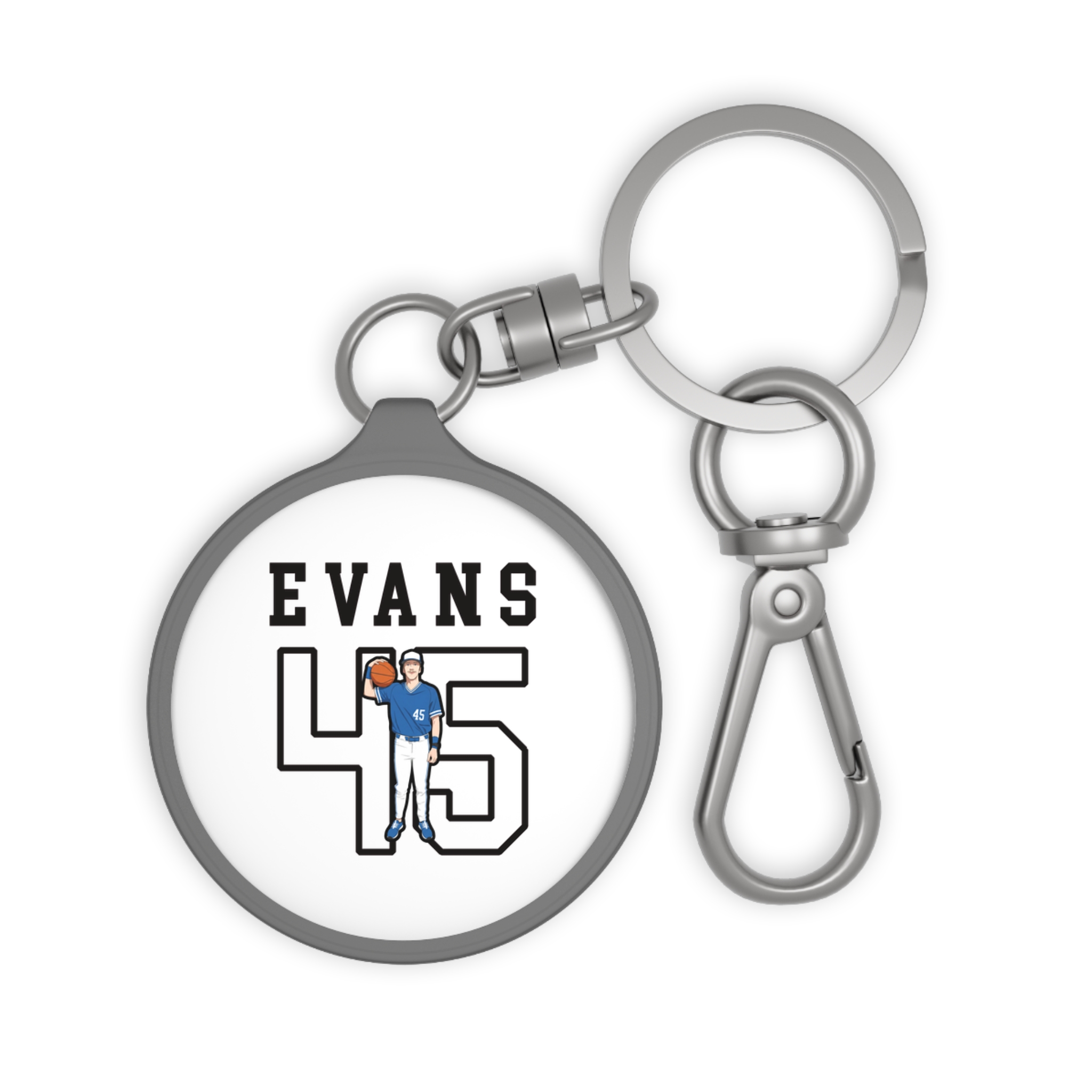 Keychain — character_shirsey in Grey