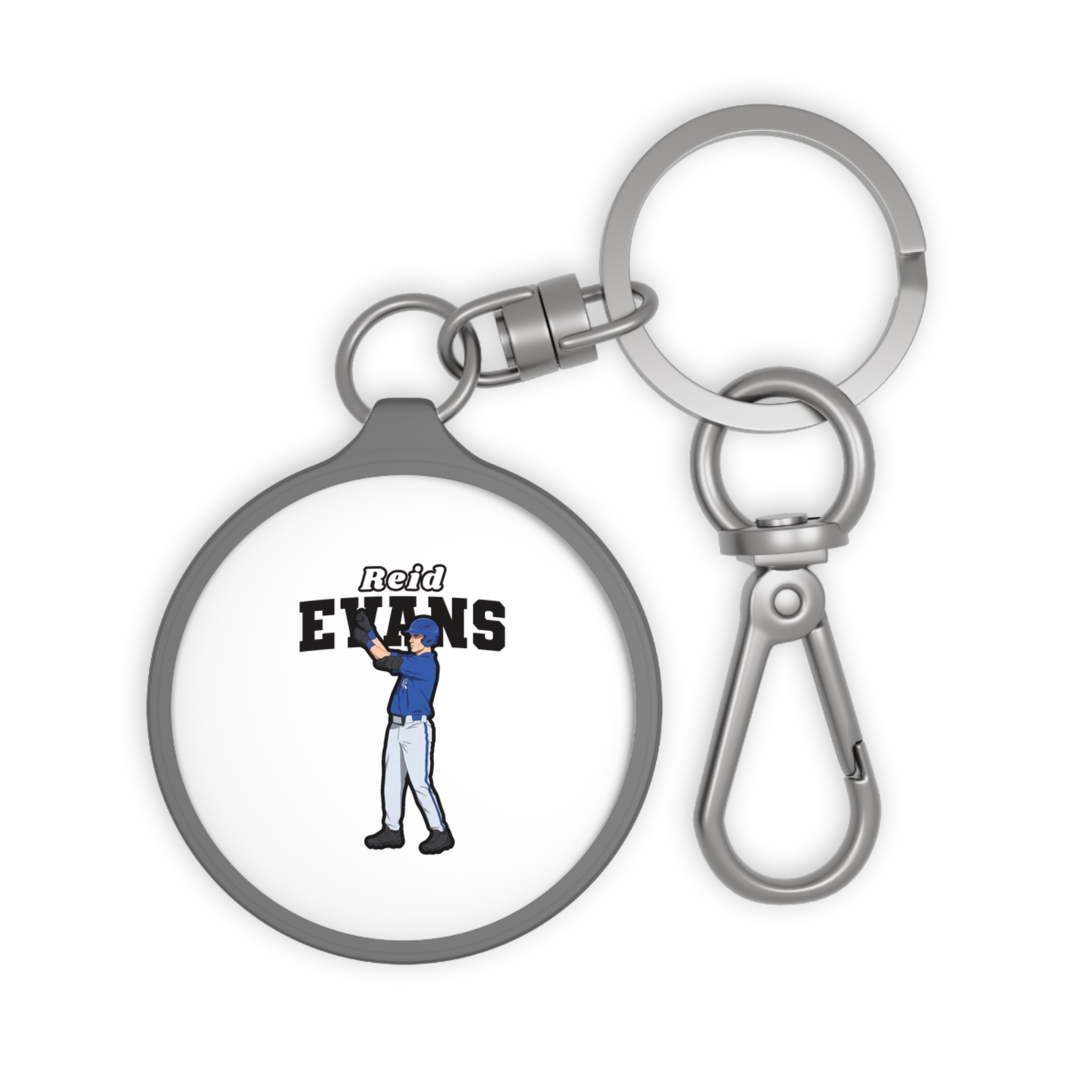 Keychain — character_name_arch in Grey