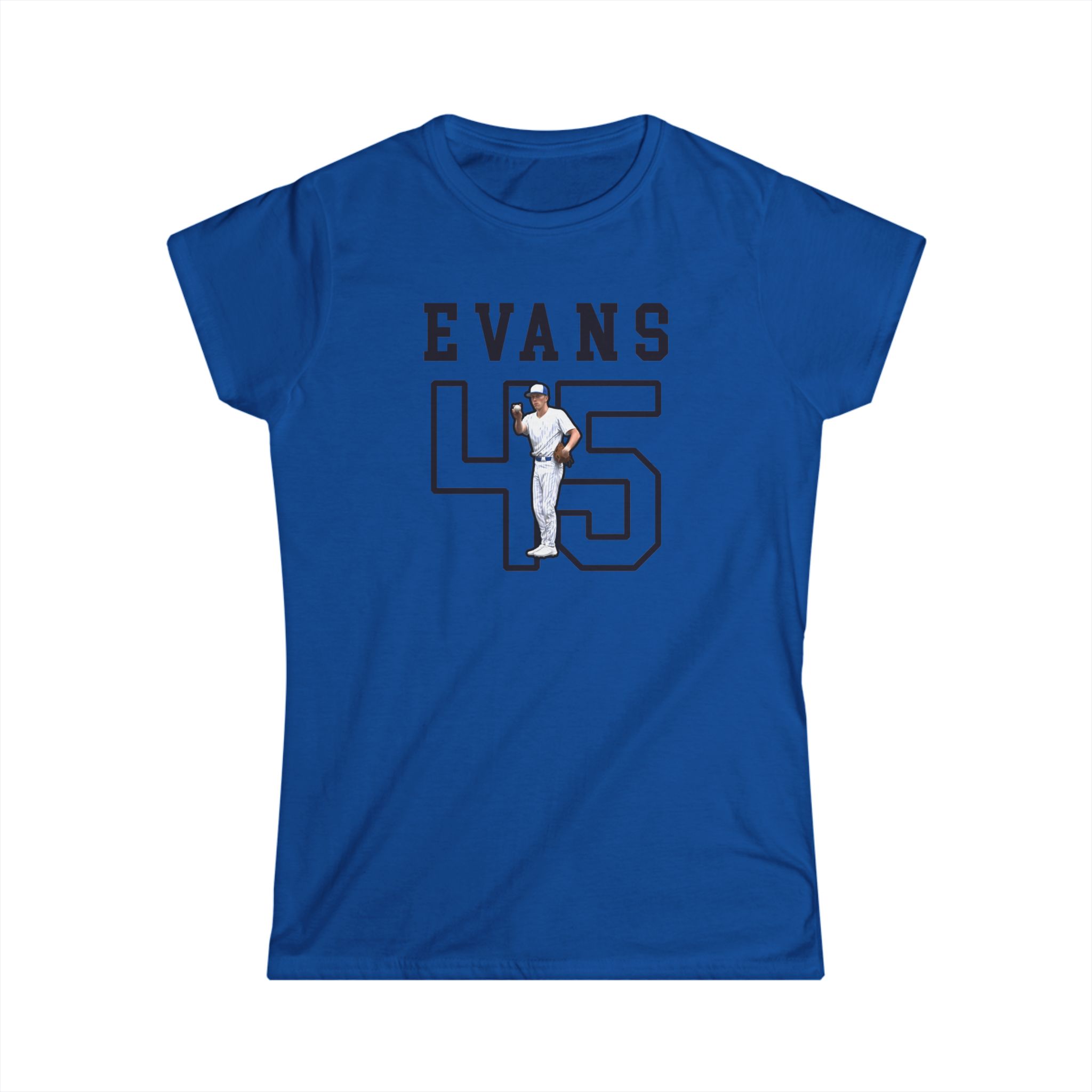 Women's Softstyle Tee — character_shirsey in Royal
