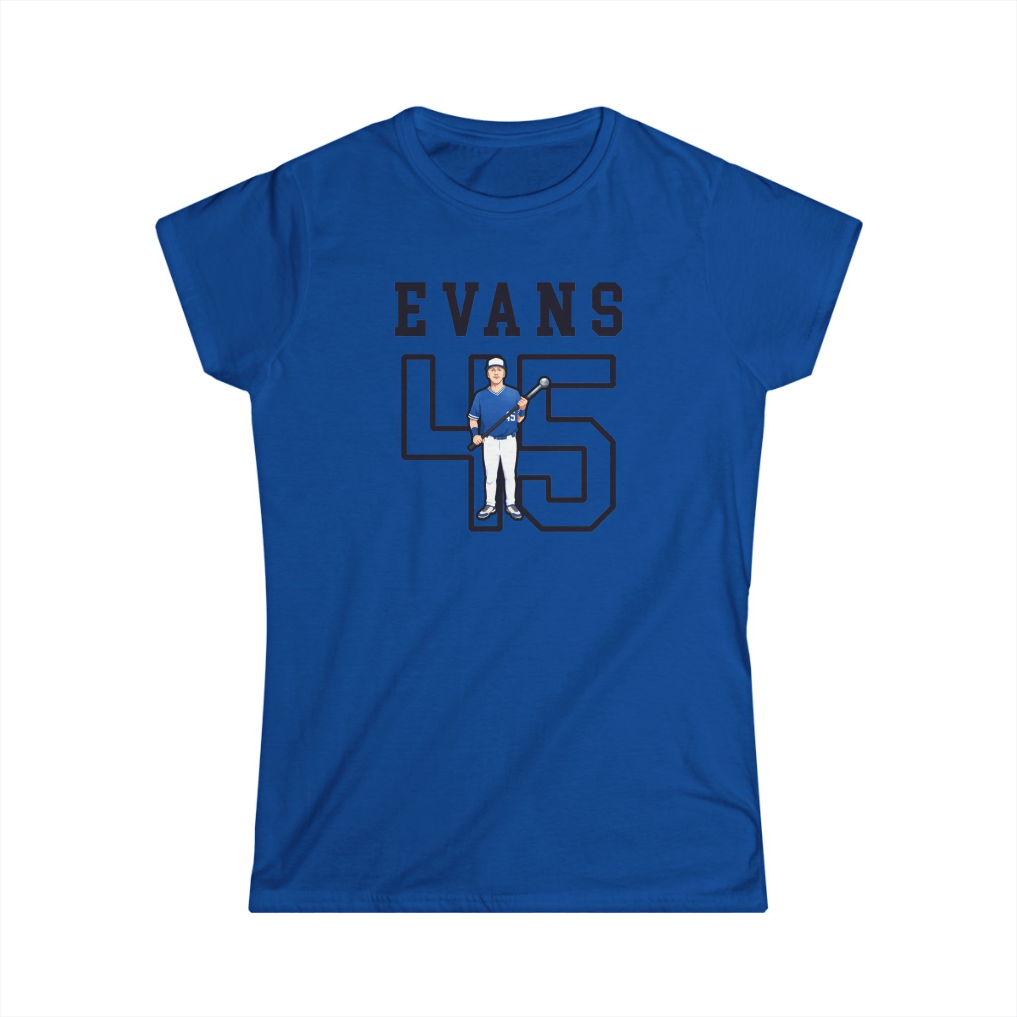 Women's Softstyle Tee — character_shirsey in Royal