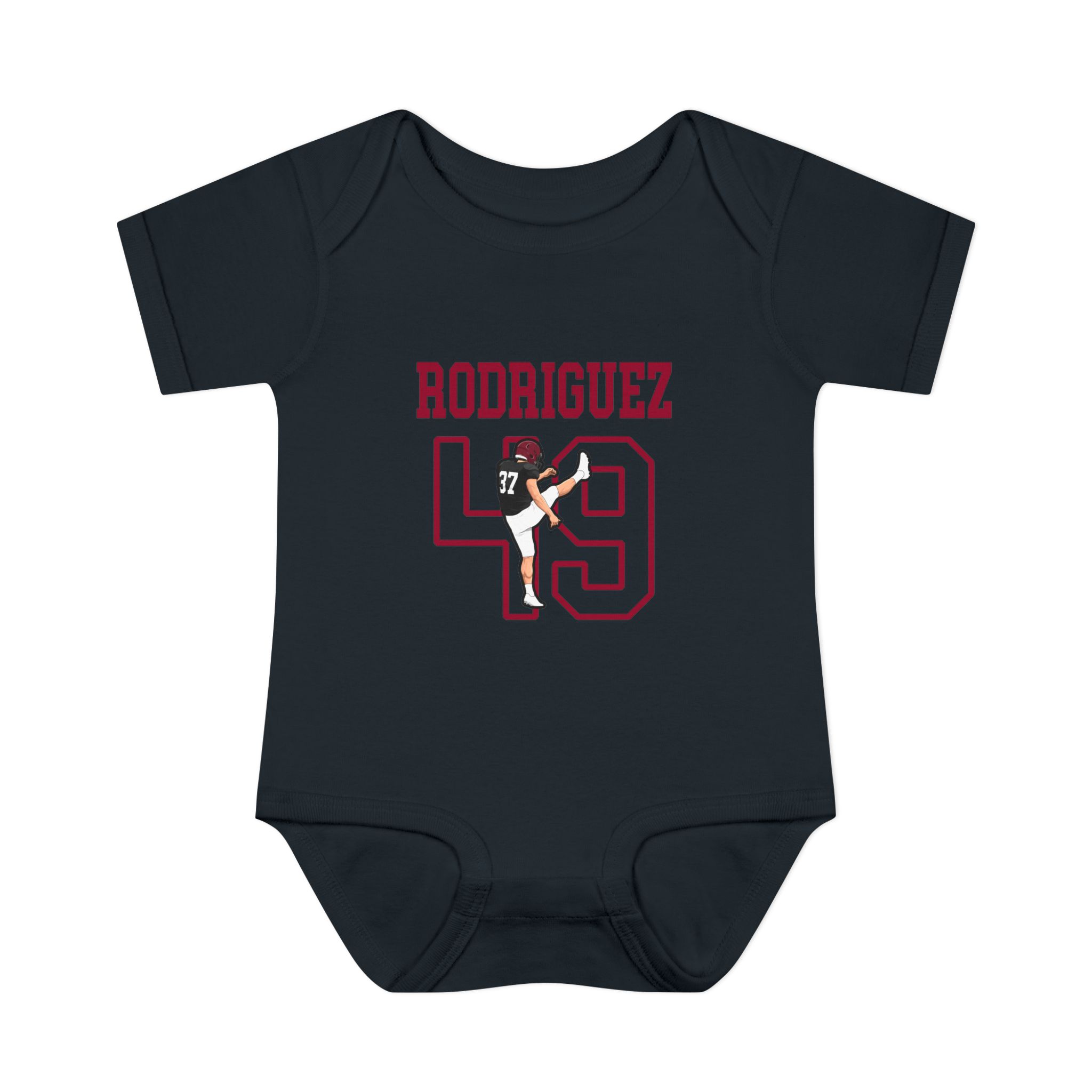 Baby Onesie — character_shirsey in Black