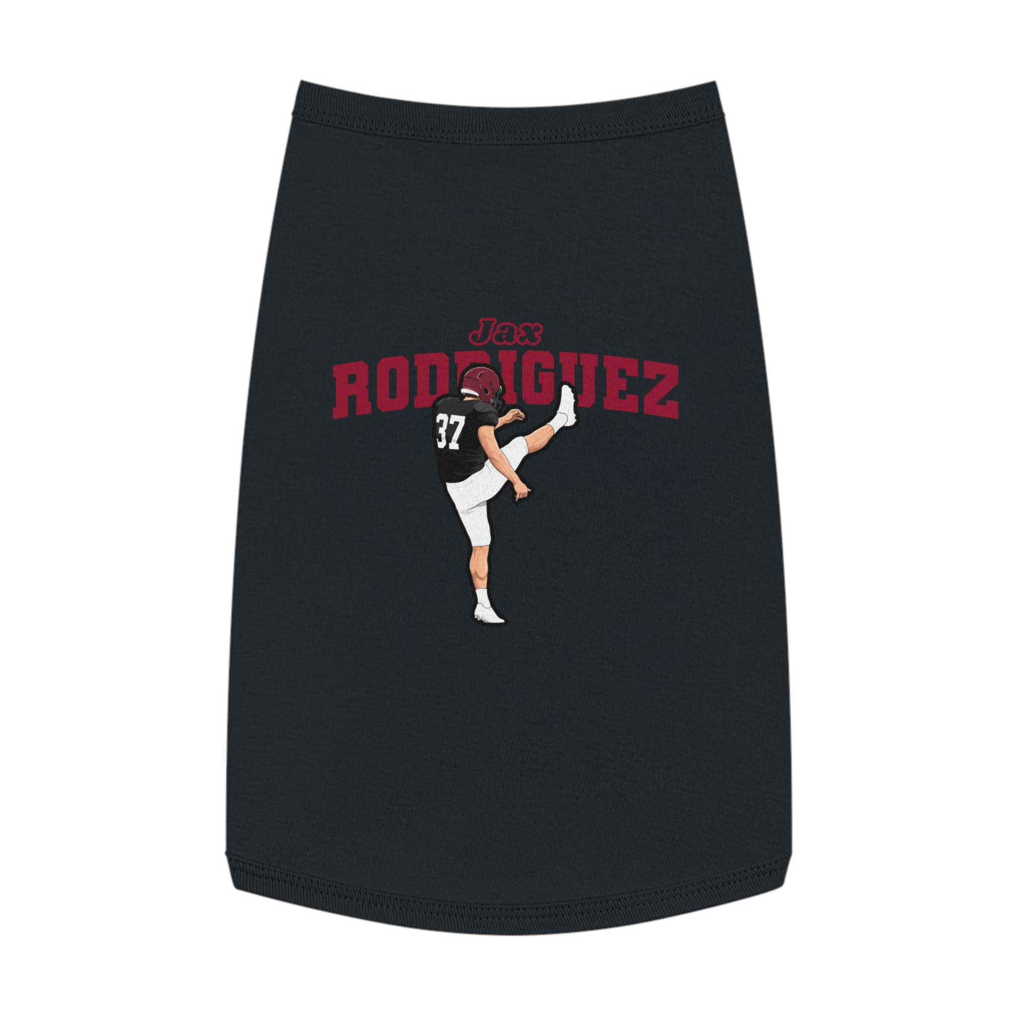 Pet Tank Top — character_name_arch in White
