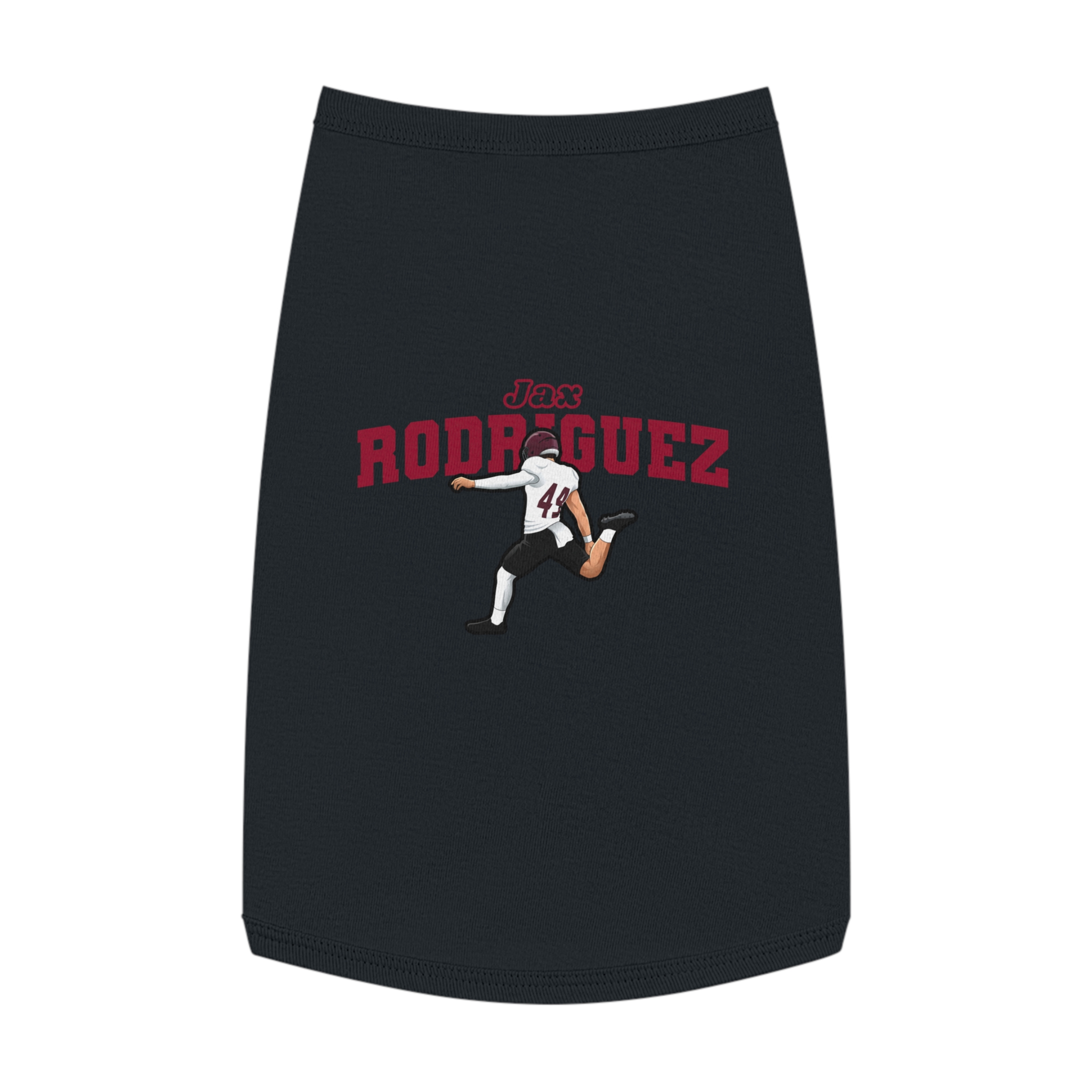 Pet Tank Top — character_name_arch in White