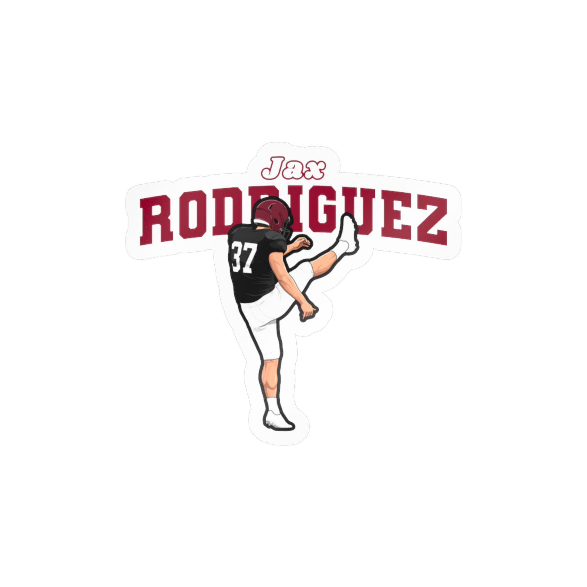 Vinyl Sticker — character_name_arch in Classic