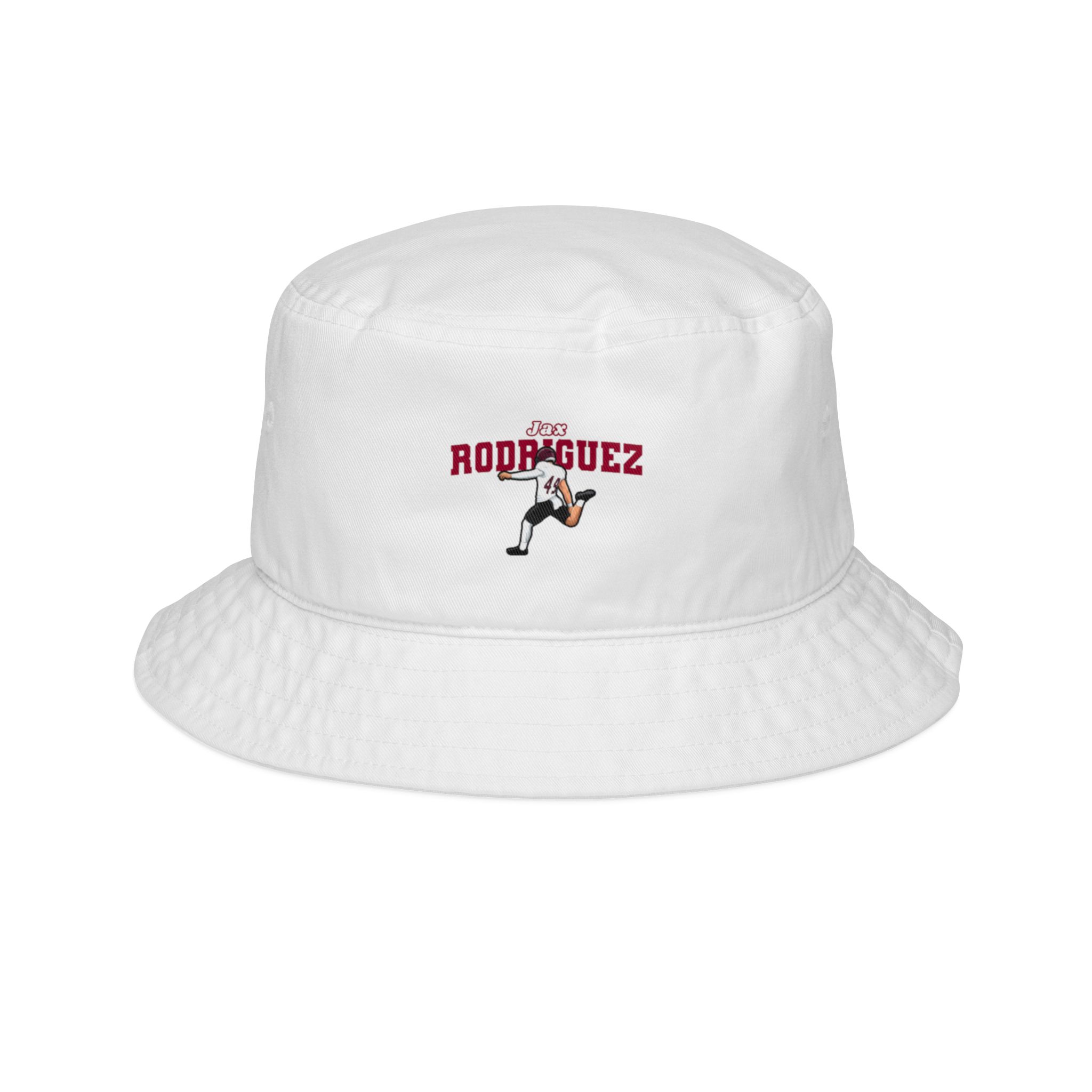 Bucket Hat — character_name_arch in White