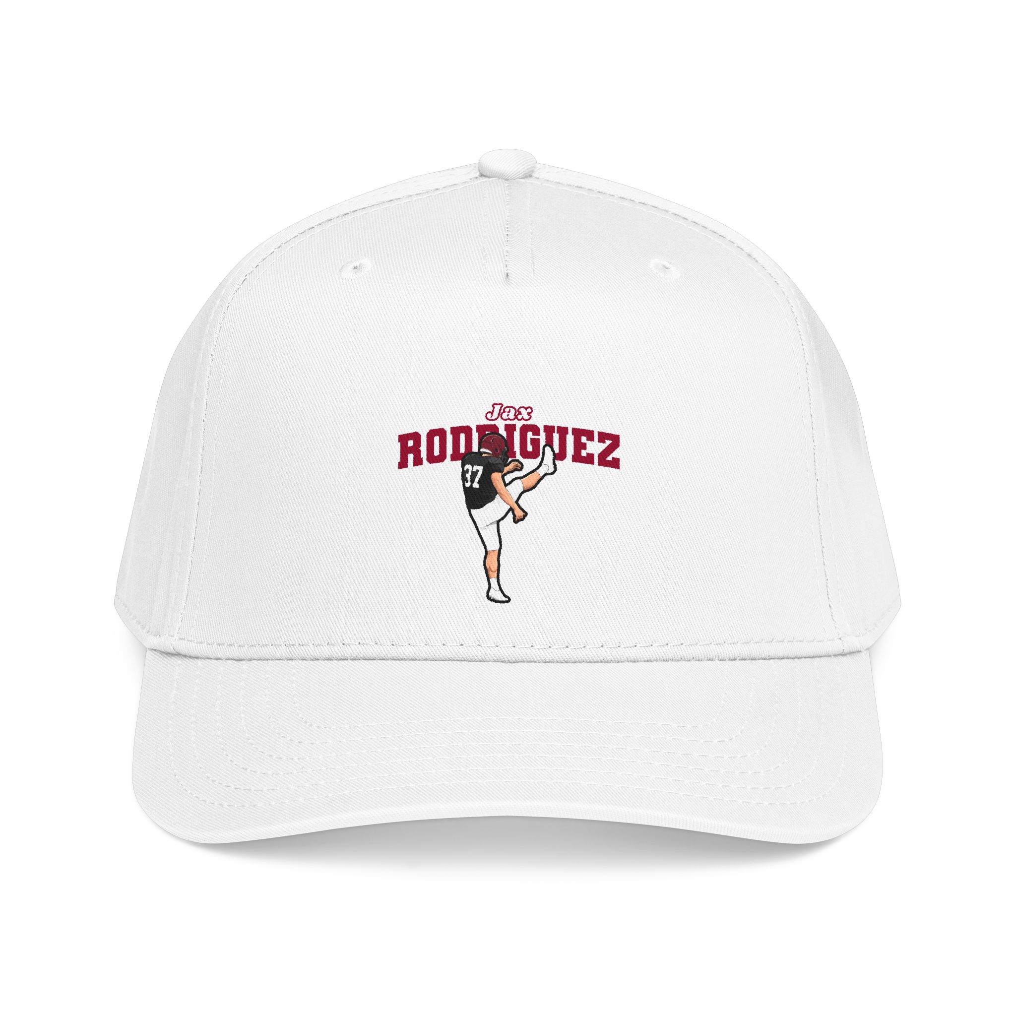 Baseball Cap — character_name_arch in White