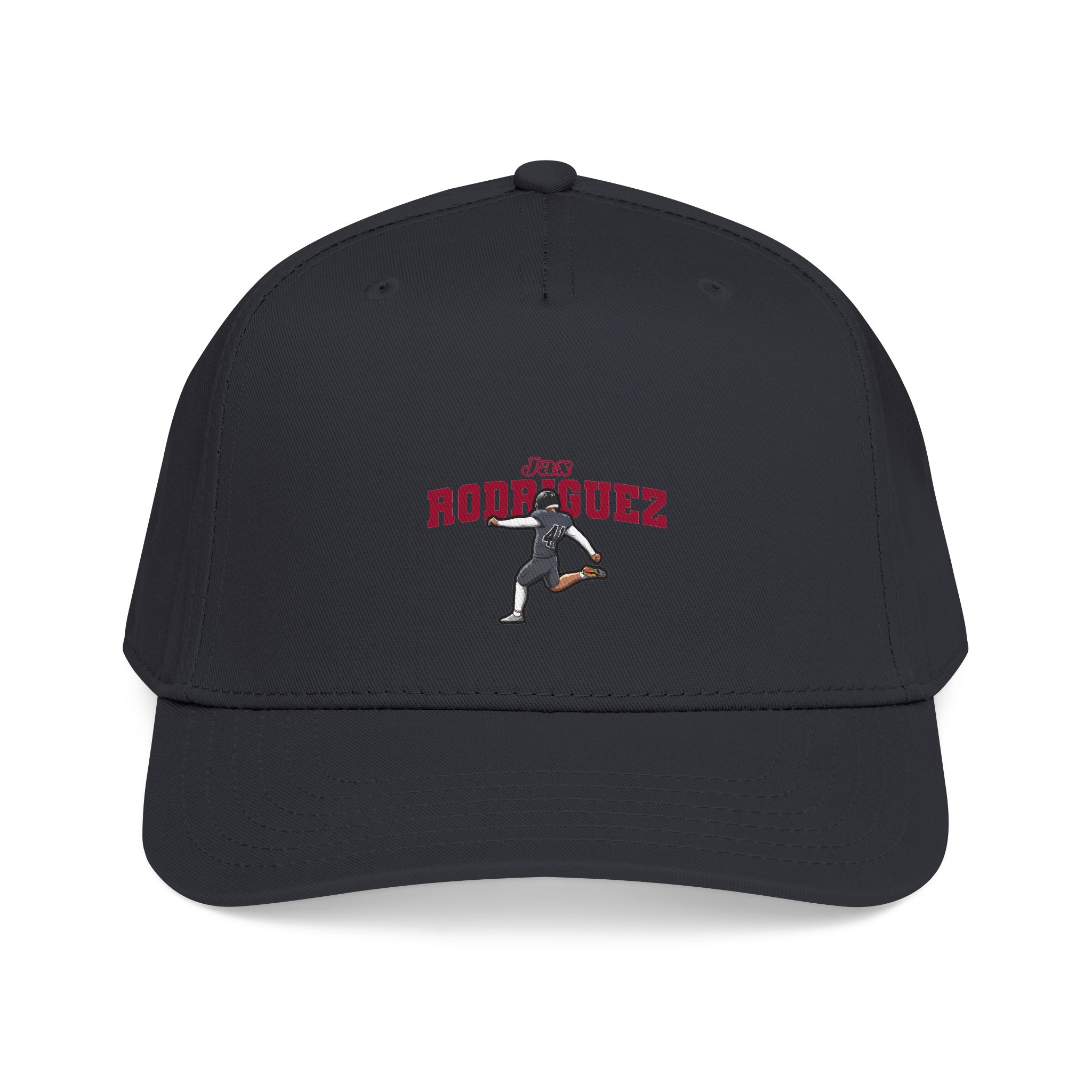 Baseball Cap — character_name_arch in Black