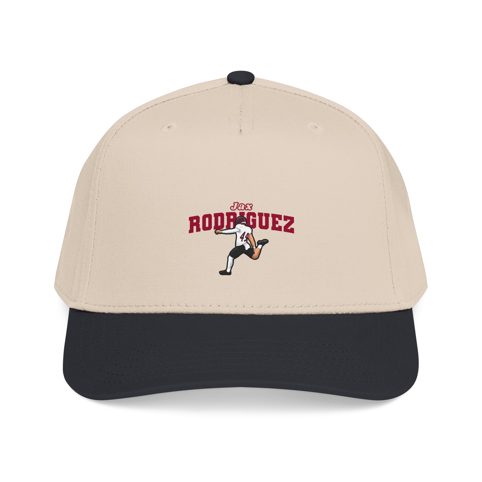 Baseball Cap — character_name_arch in Black / Natural