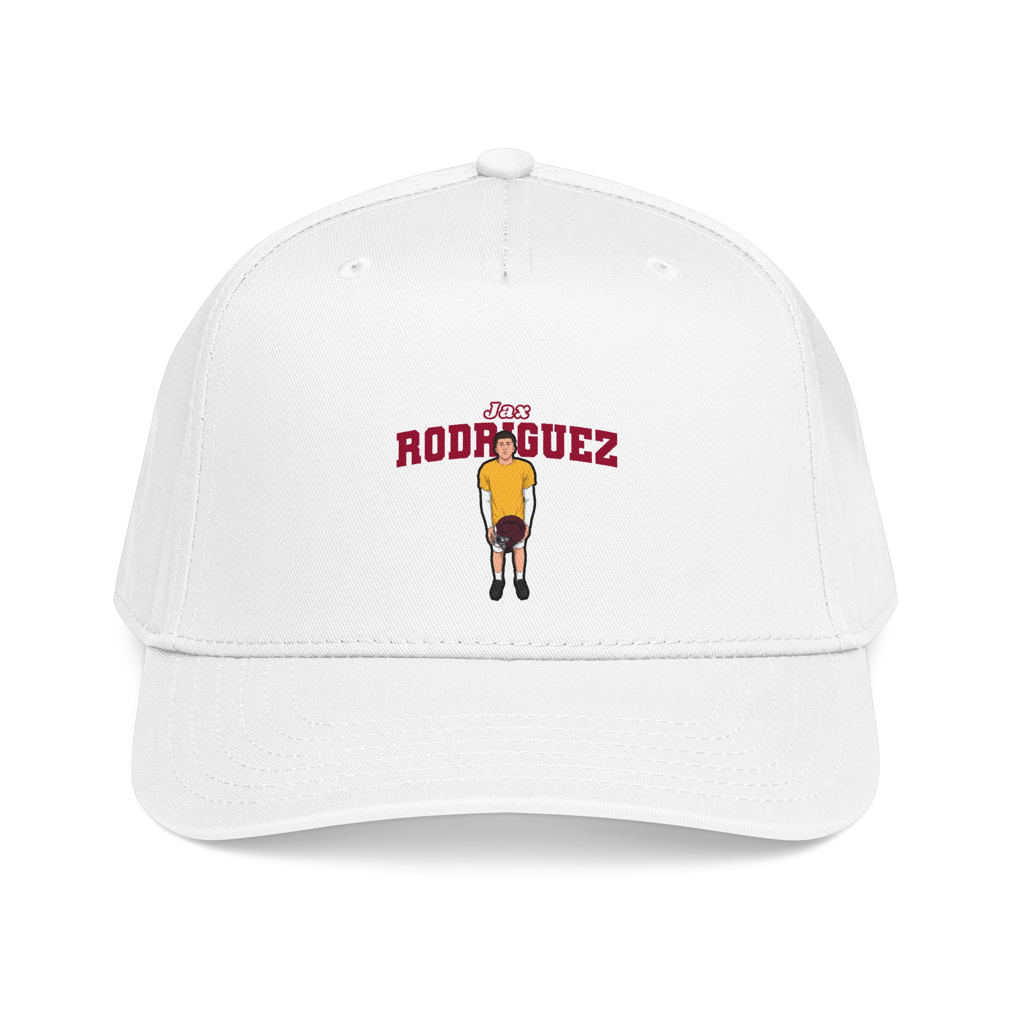 Baseball Cap — character_name_arch in White