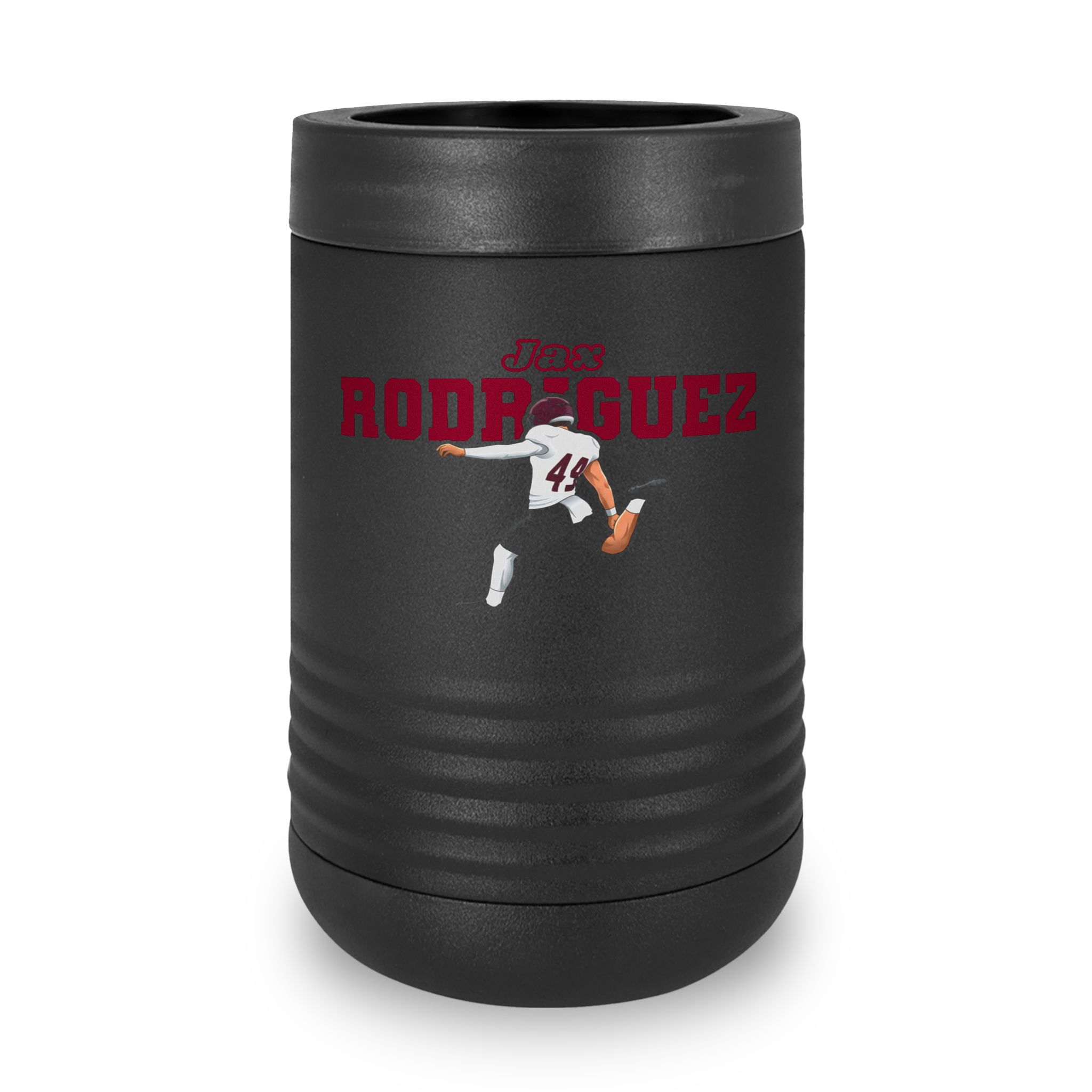 Stainless Can Cooler — character_name_arch in Black