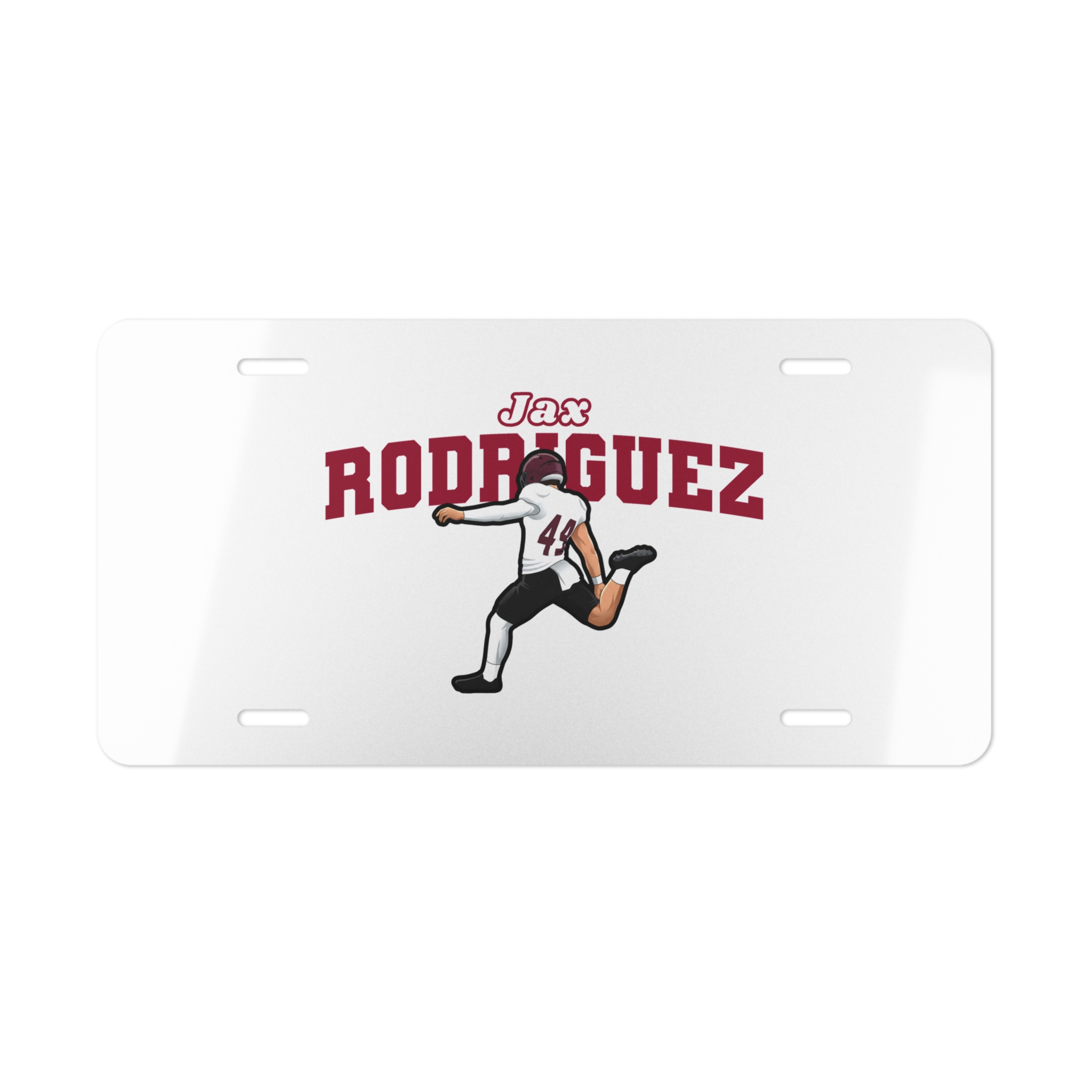 License Plate — character_name_arch in Classic