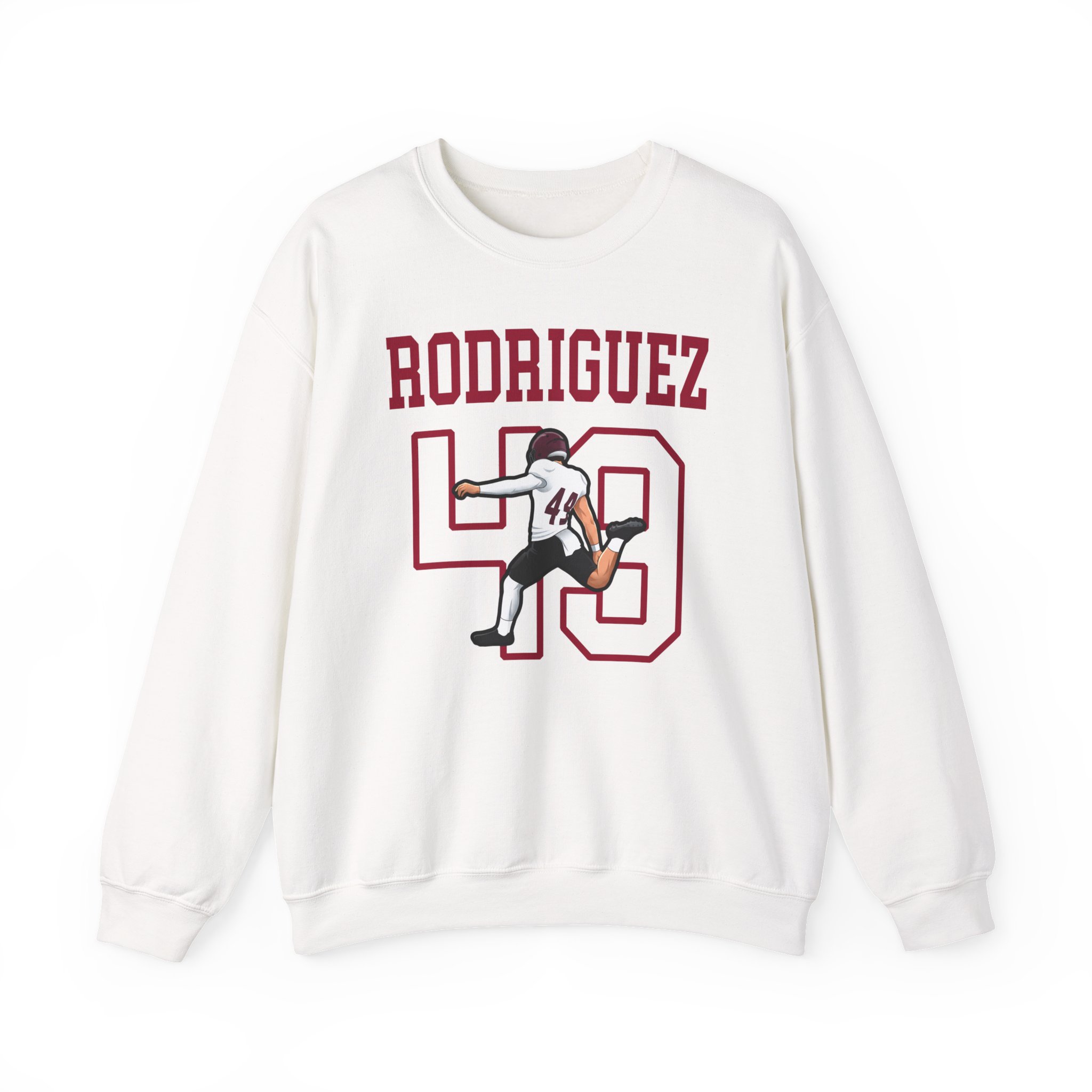 Crewneck Sweatshirt — character_shirsey in White