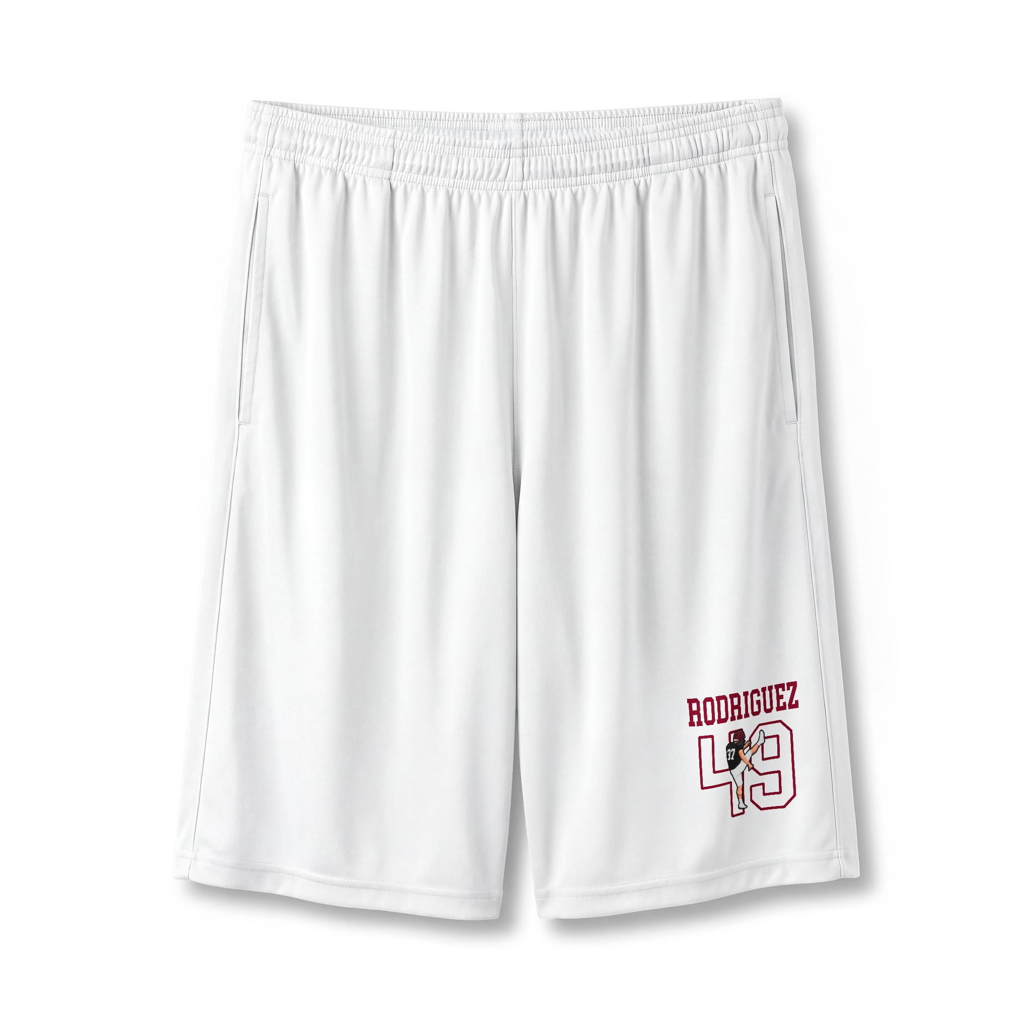 Shorts — character_shirsey in White