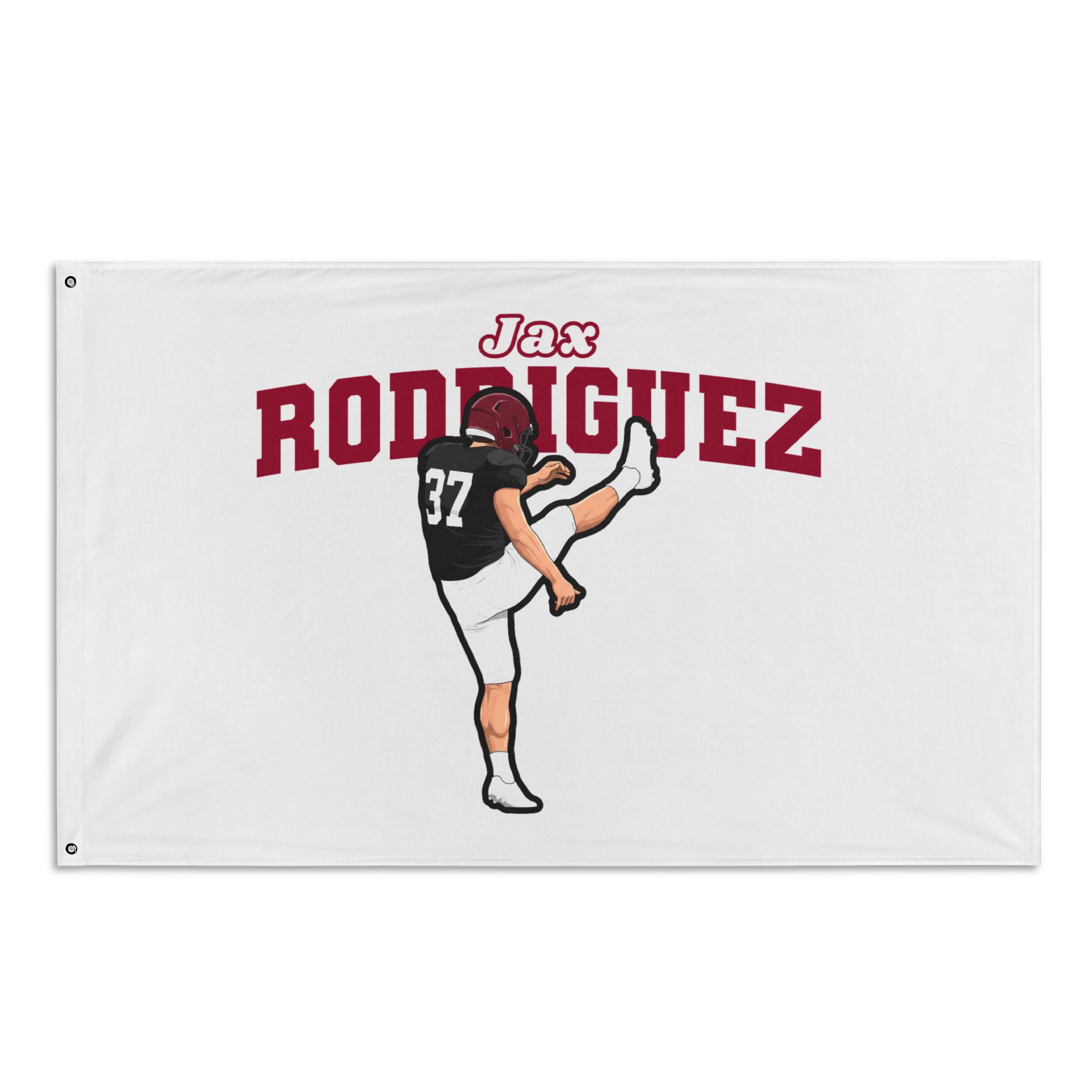 Flag (35 × 56 in) — character_name_arch in Classic