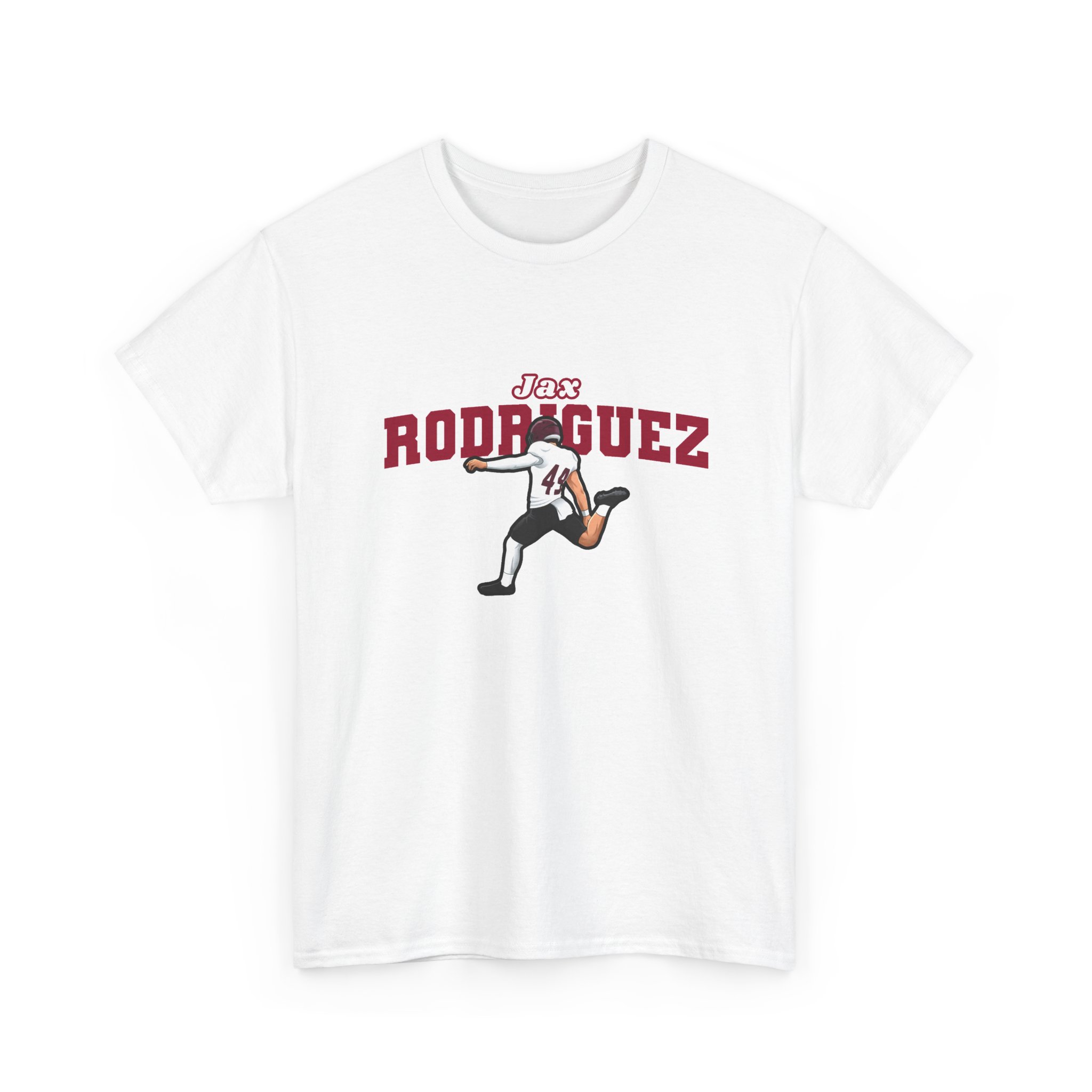 Tee — character_name_arch in White