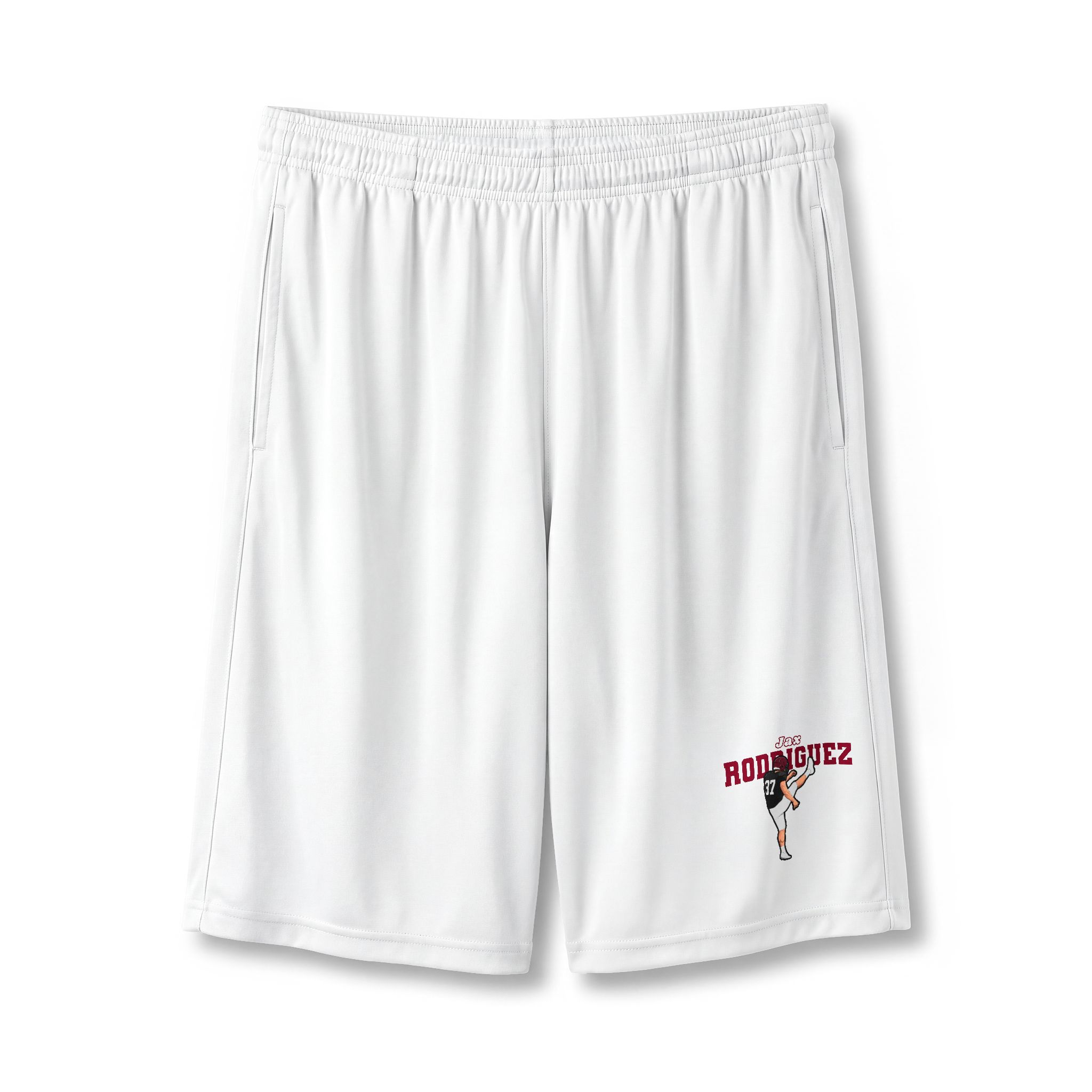 Shorts — character_name_arch in White