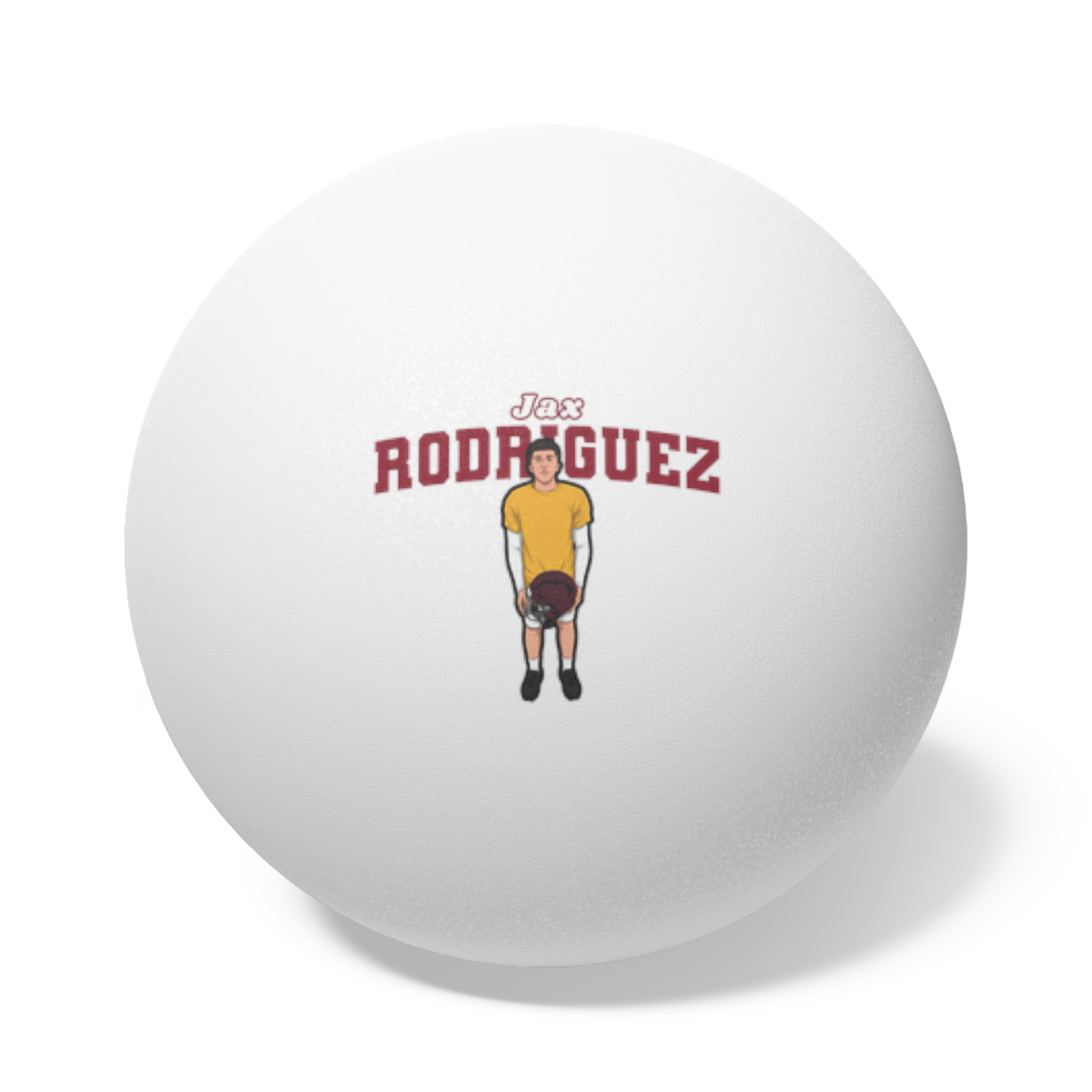 Ping Pong Balls, 6 pcs — character_name_arch in White
