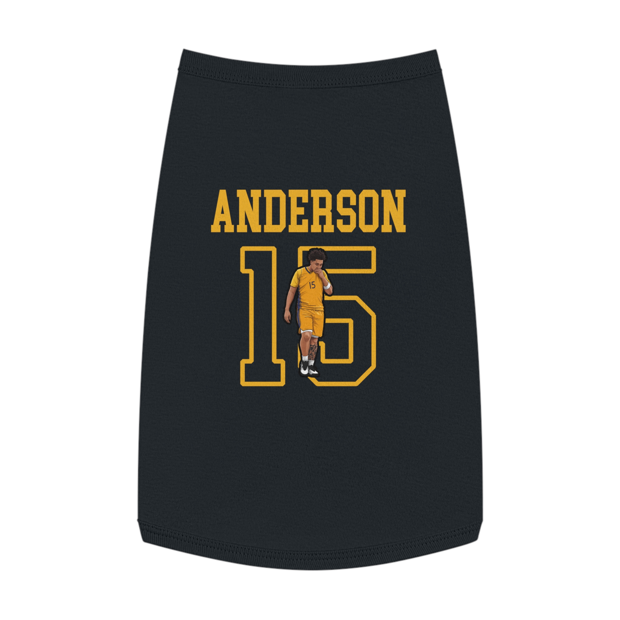 Pet Tank Top — character_shirsey in Black