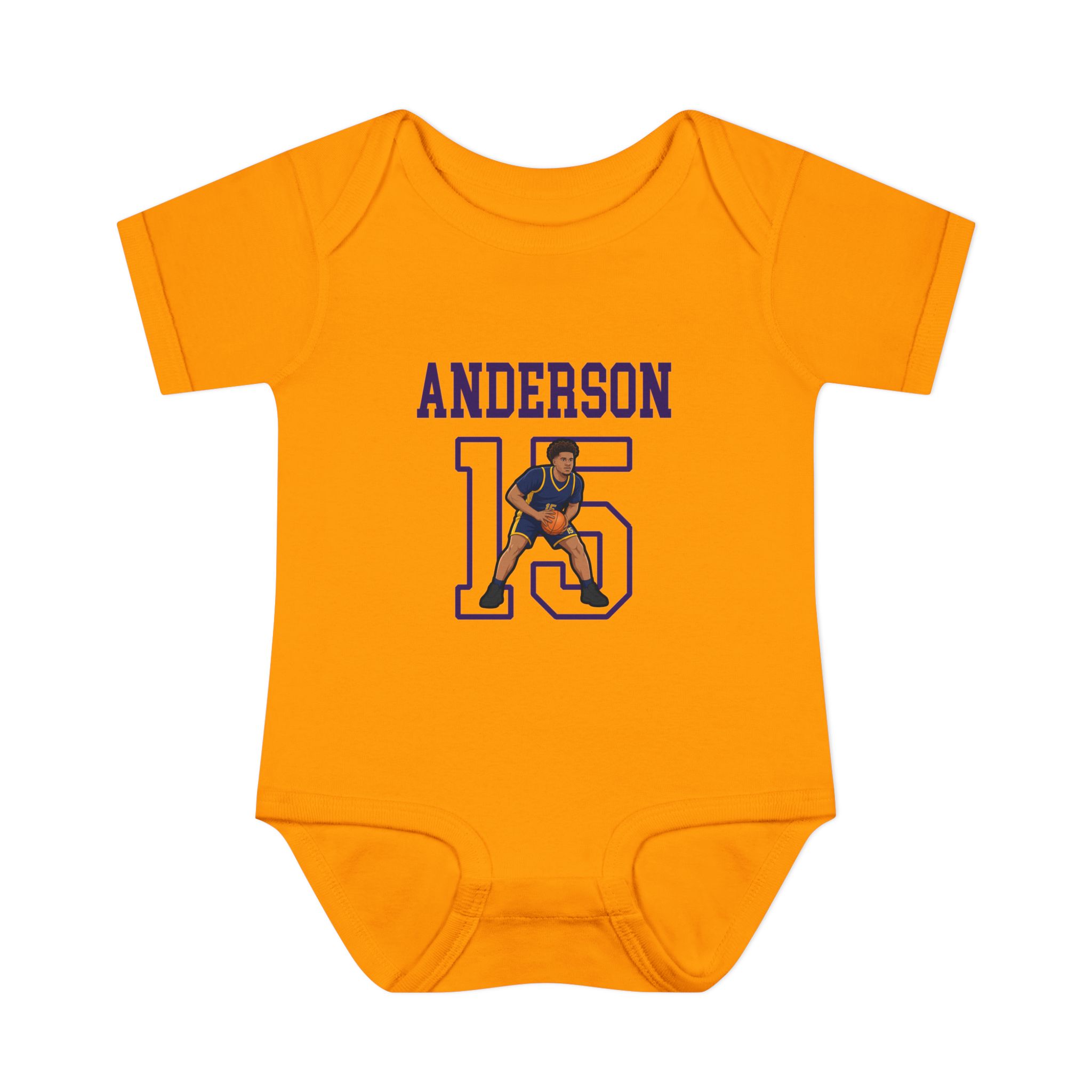Baby Onesie — character_shirsey in Gold