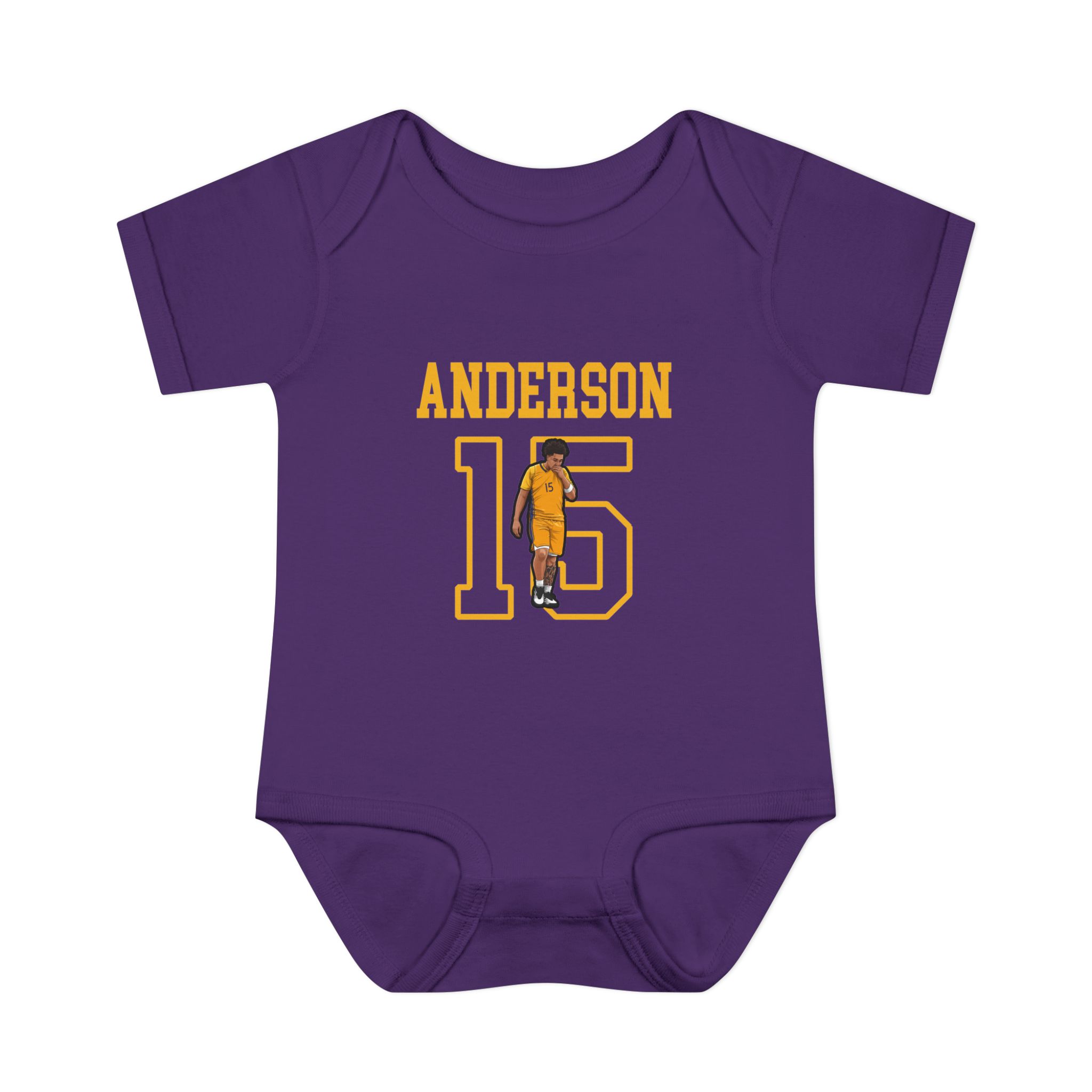 Baby Onesie — character_shirsey in Purple