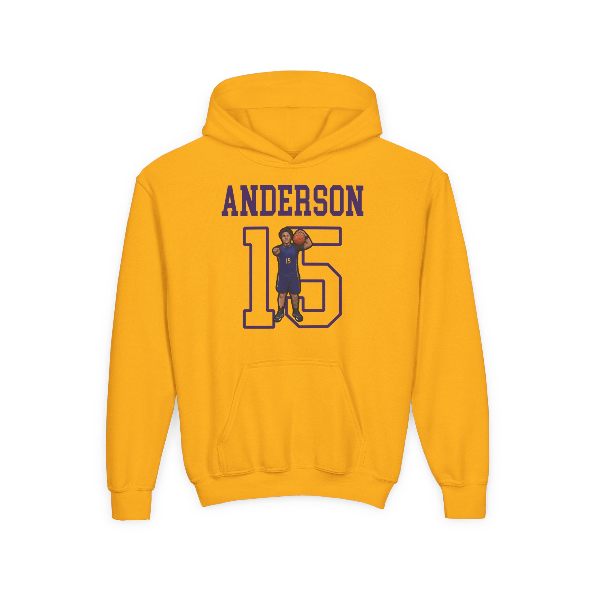 Youth Hoodie — character_shirsey in Gold