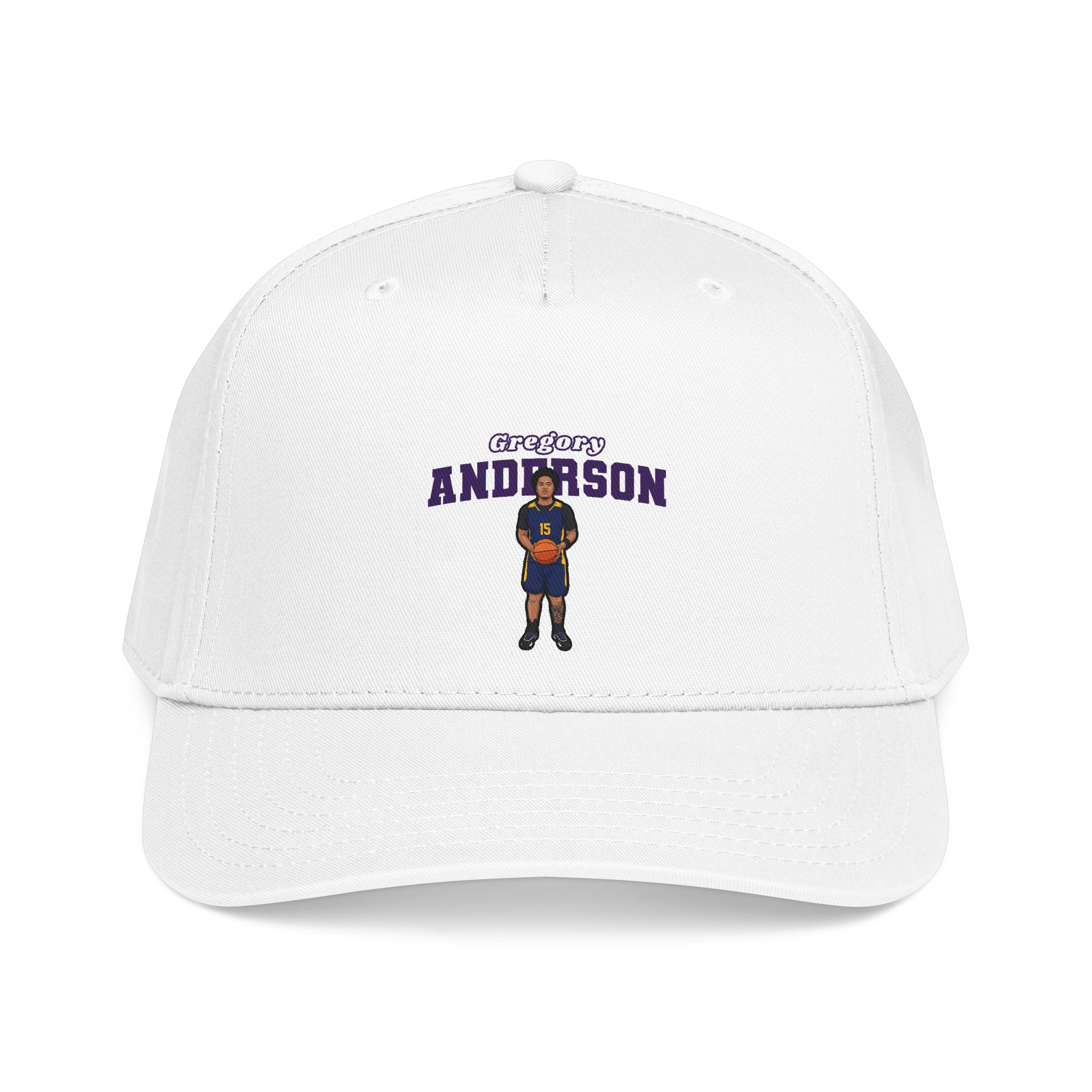 Baseball Cap — character_name_arch in White