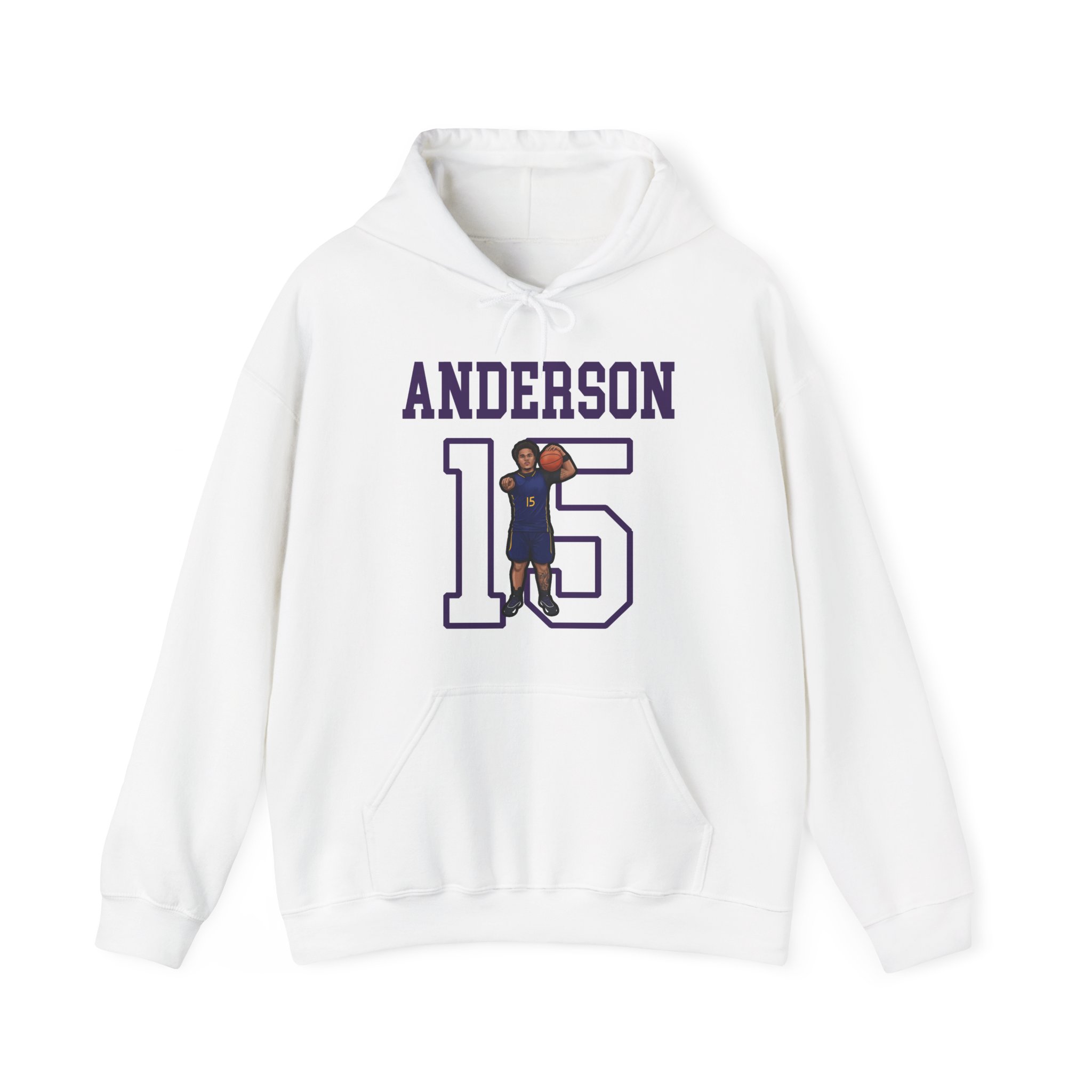 Hoodie — character_shirsey in White