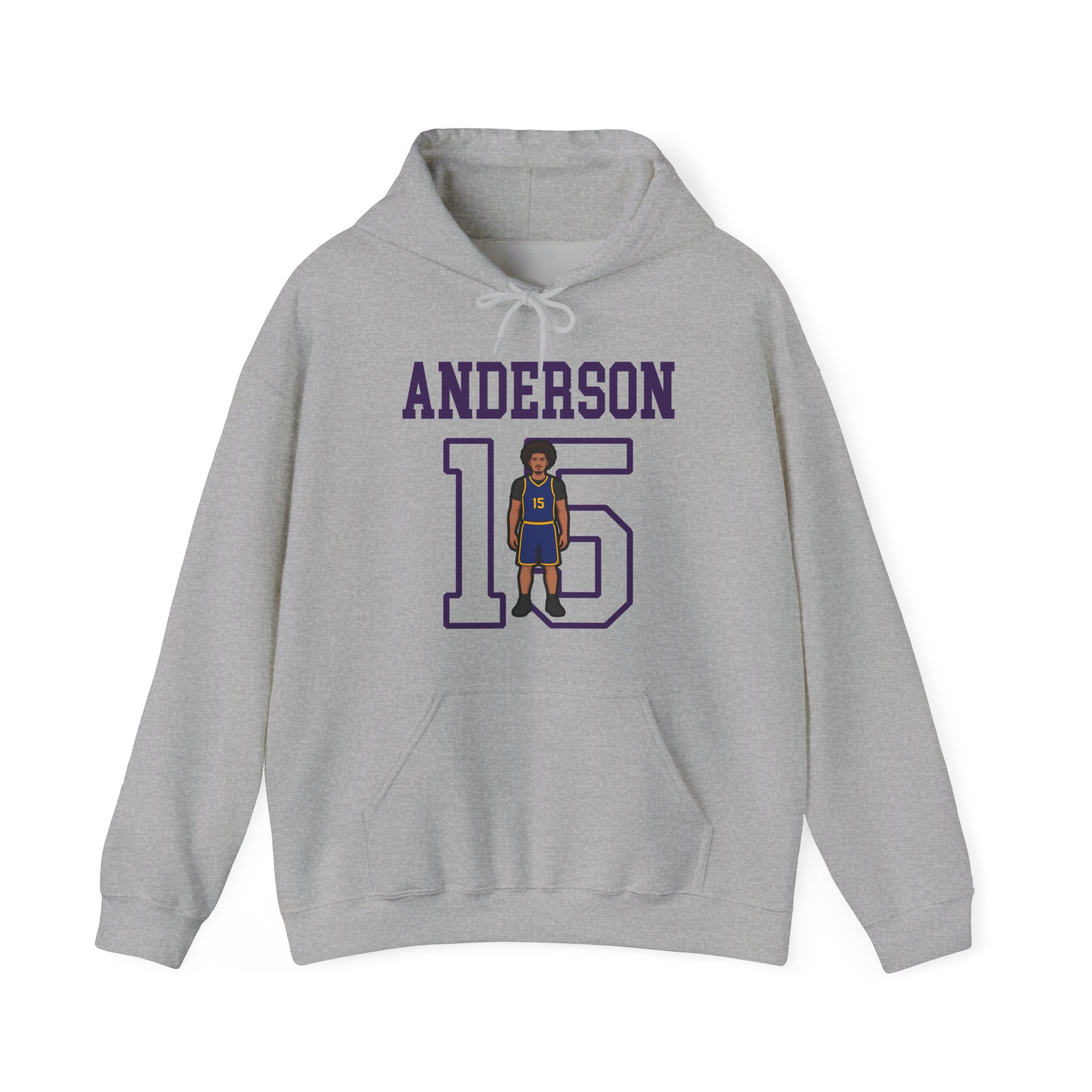 Hoodie — character_shirsey in Grey
