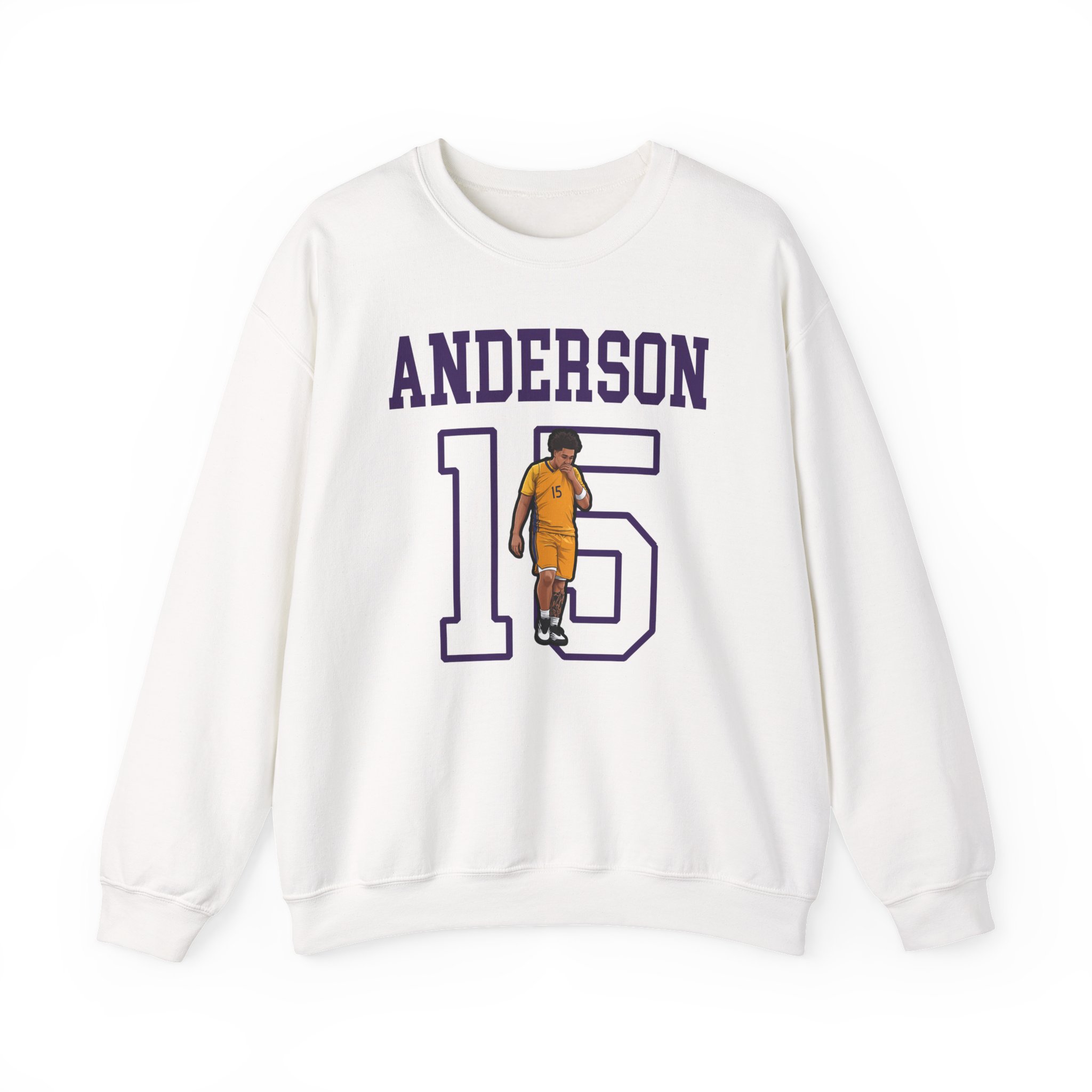 Crewneck Sweatshirt — character_shirsey in White