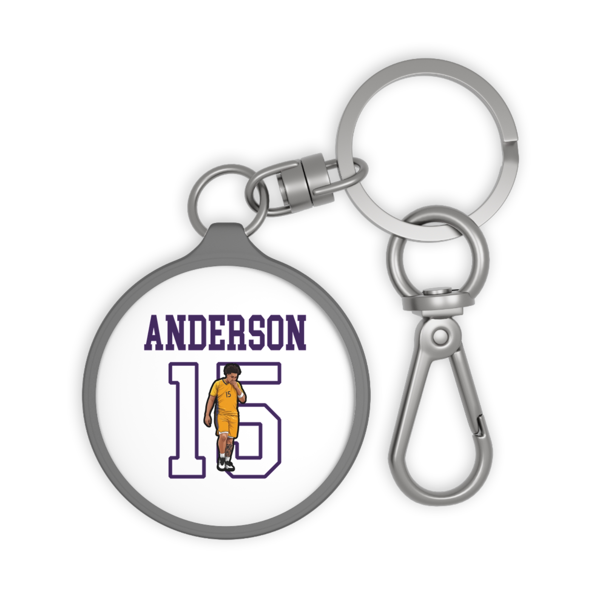 Keychain — character_shirsey in Grey