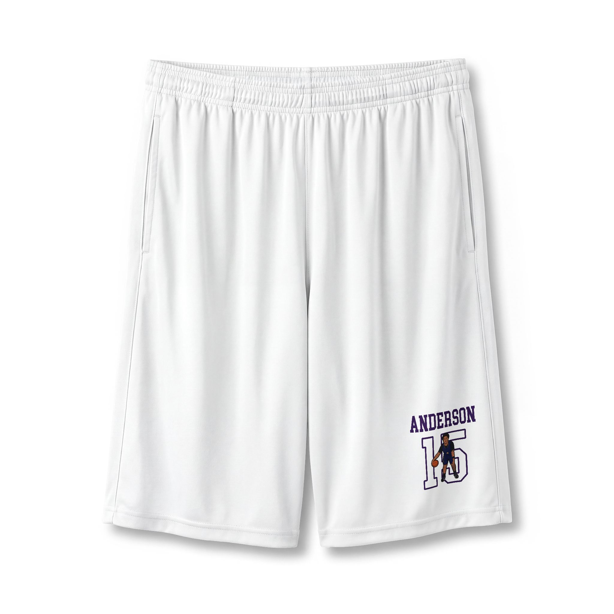Shorts — character_shirsey in White