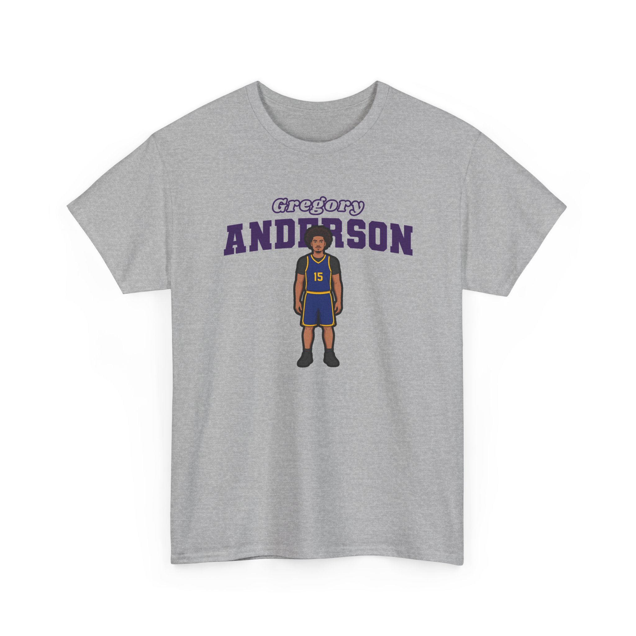 Tee — character_name_arch in Grey
