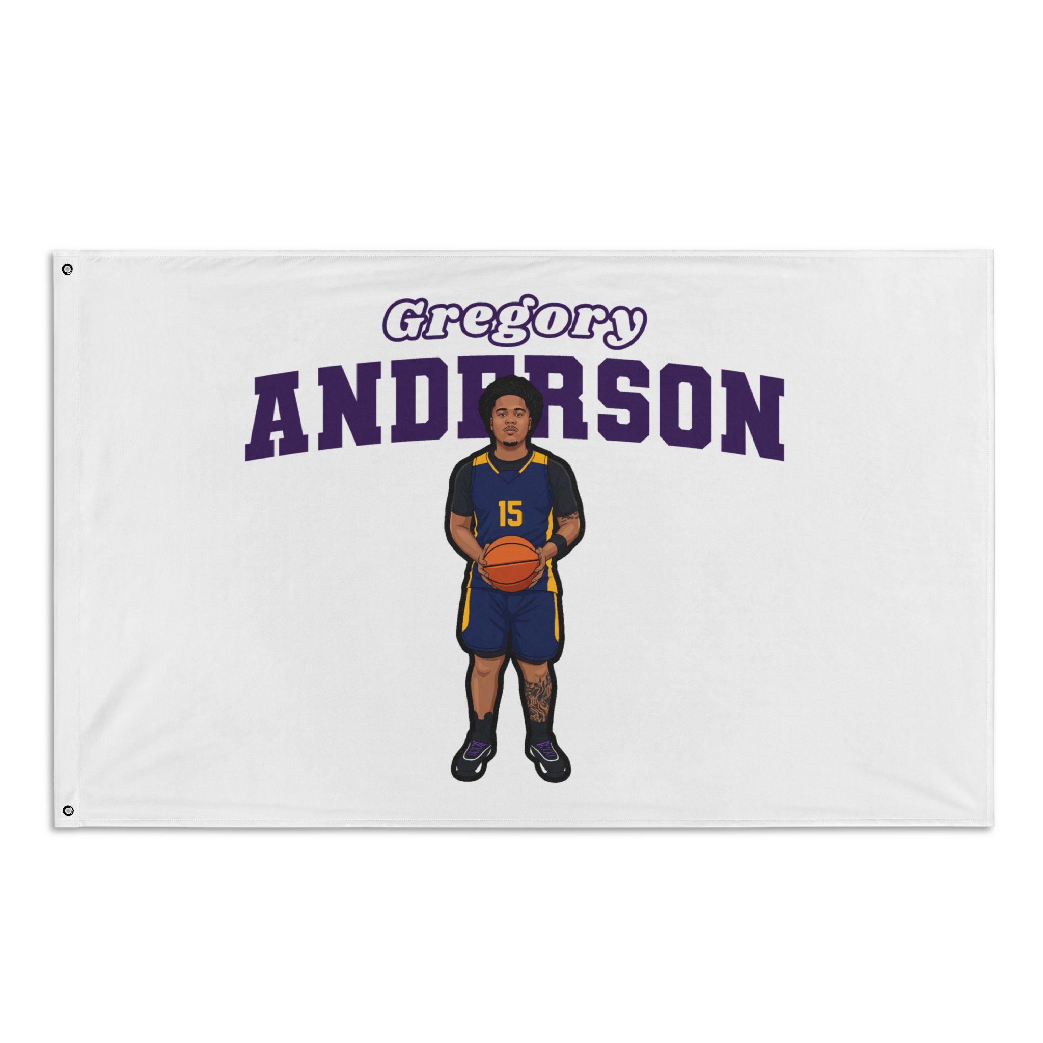 Flag (35 × 56 in) — character_name_arch in Classic