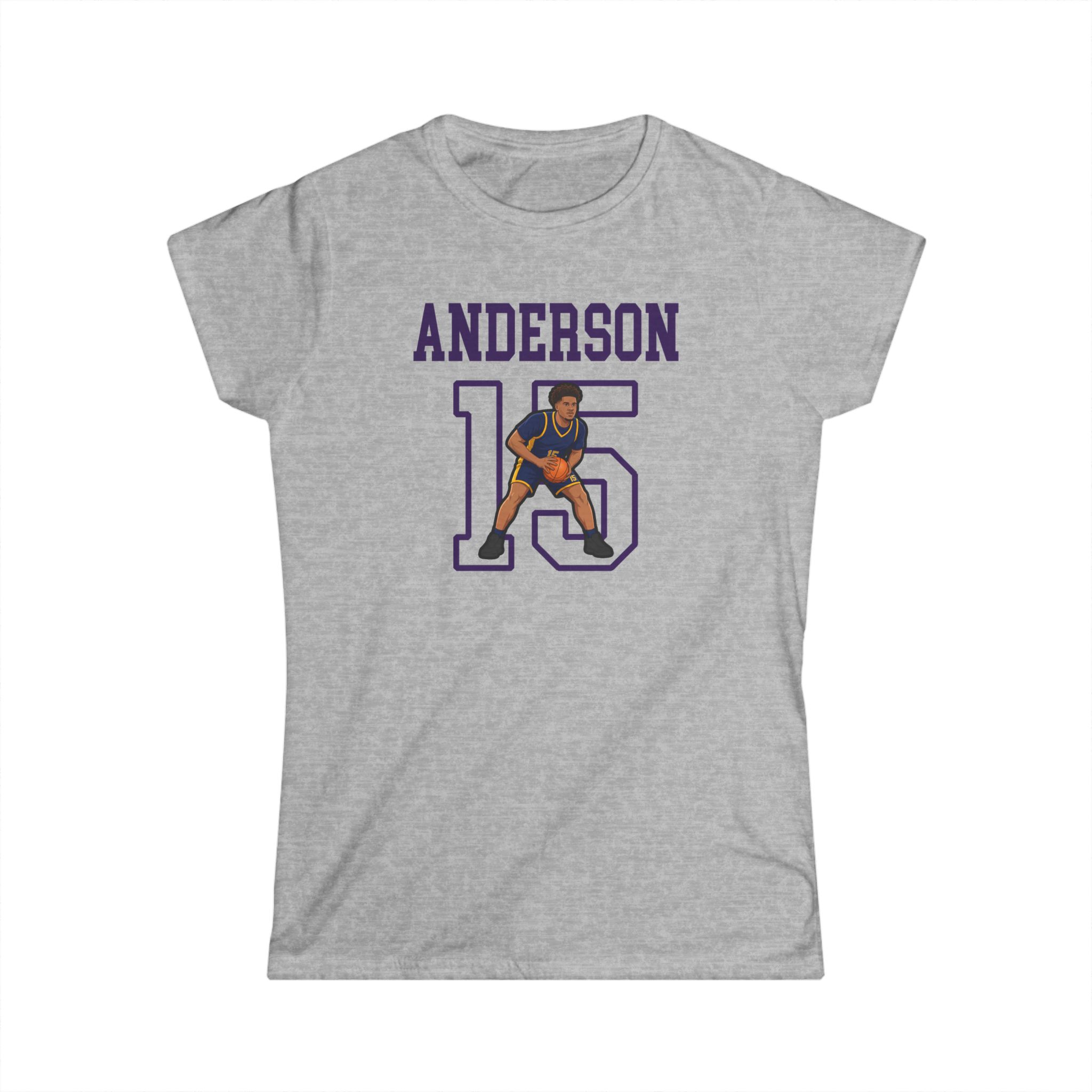 Women's Softstyle Tee — character_shirsey in Grey