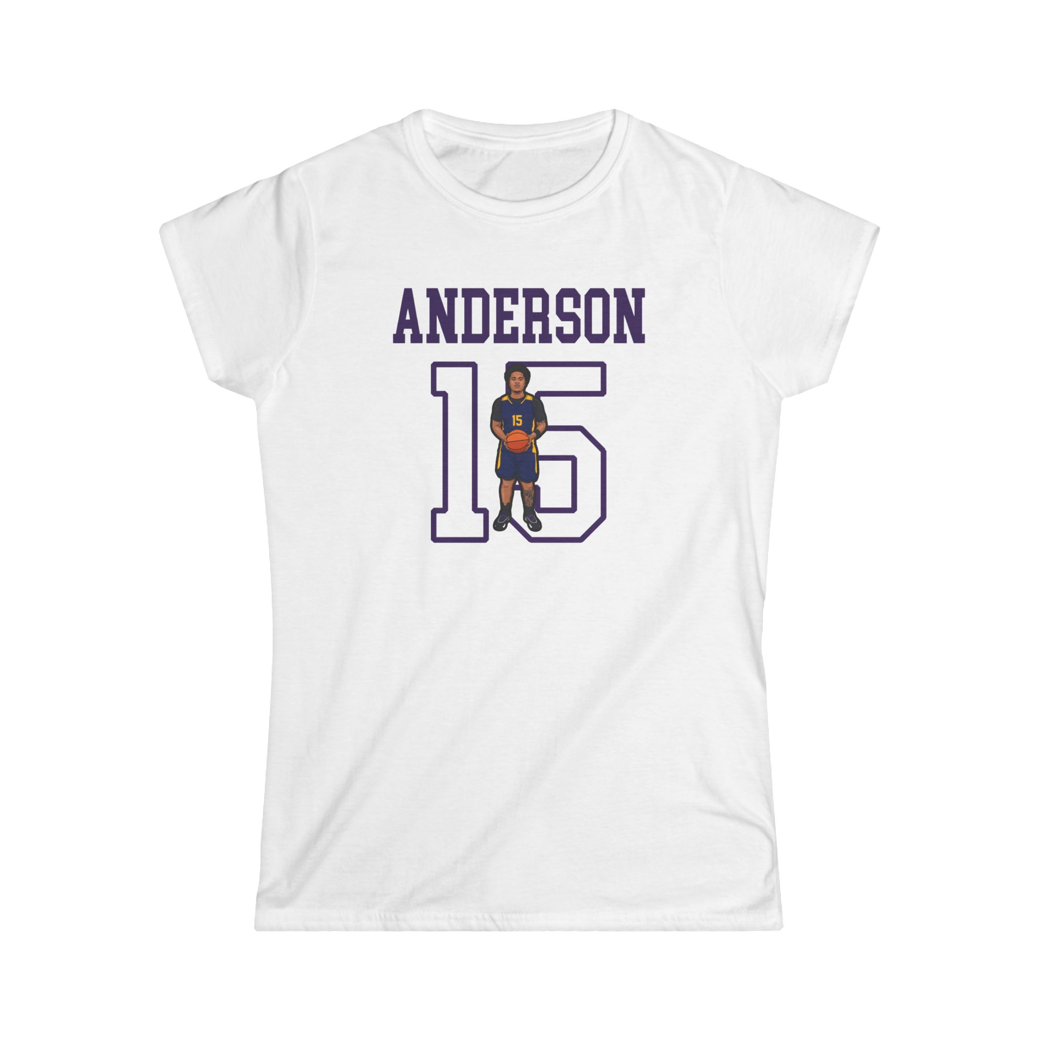 Women's Softstyle Tee — character_shirsey in White