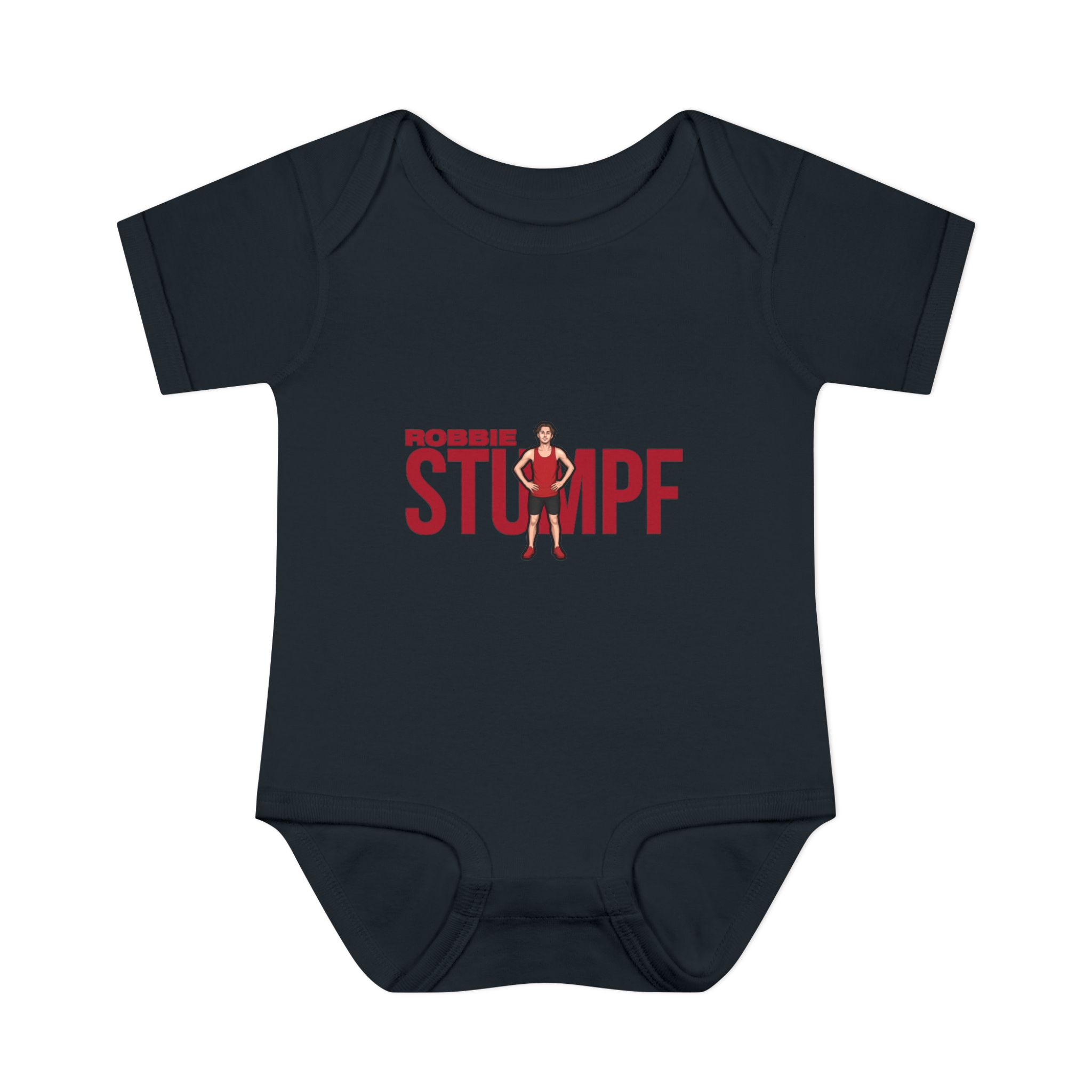 Baby Onesie — character_player_name in Black