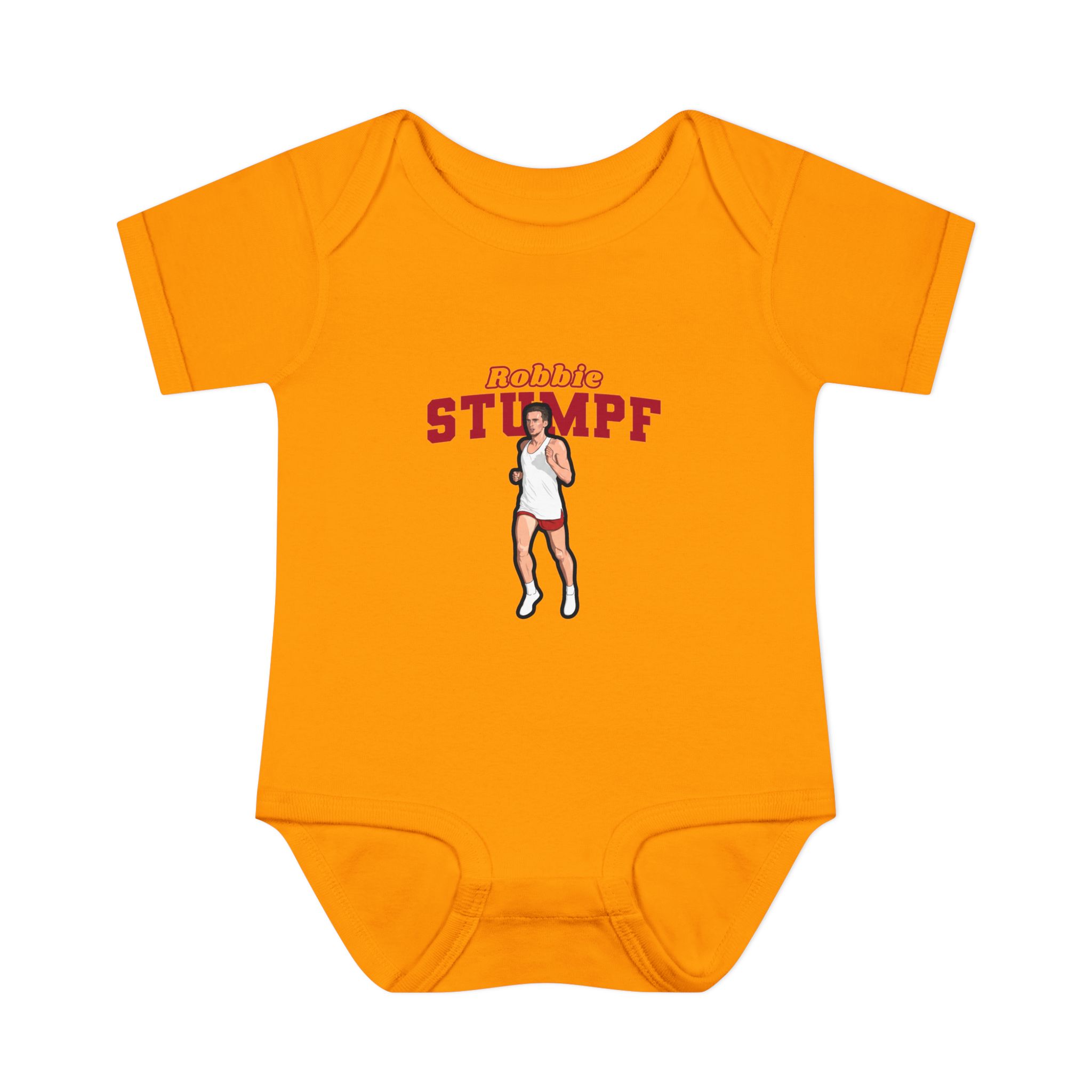 Baby Onesie — character_name_arch in Gold
