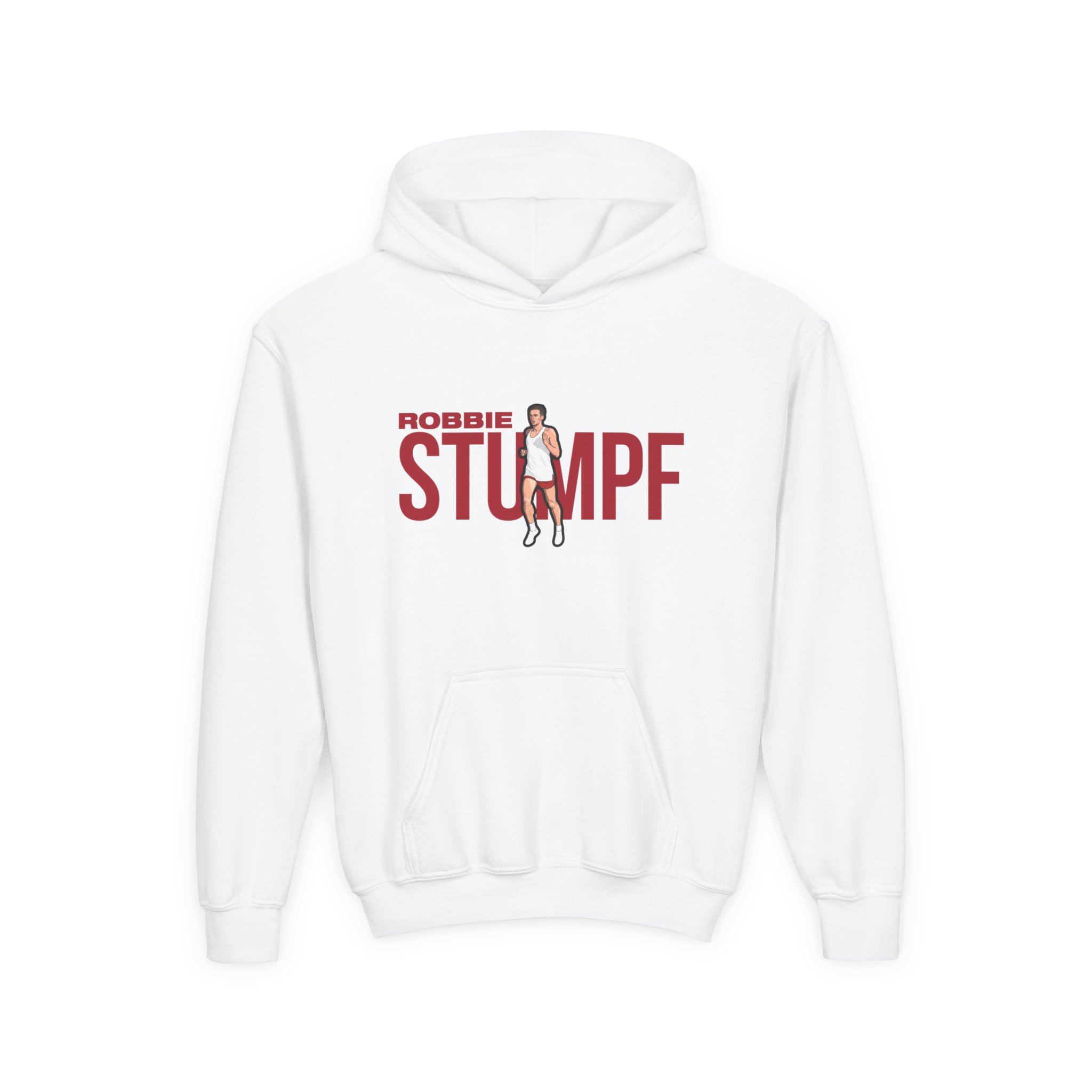 Youth Hoodie — character_player_name in White