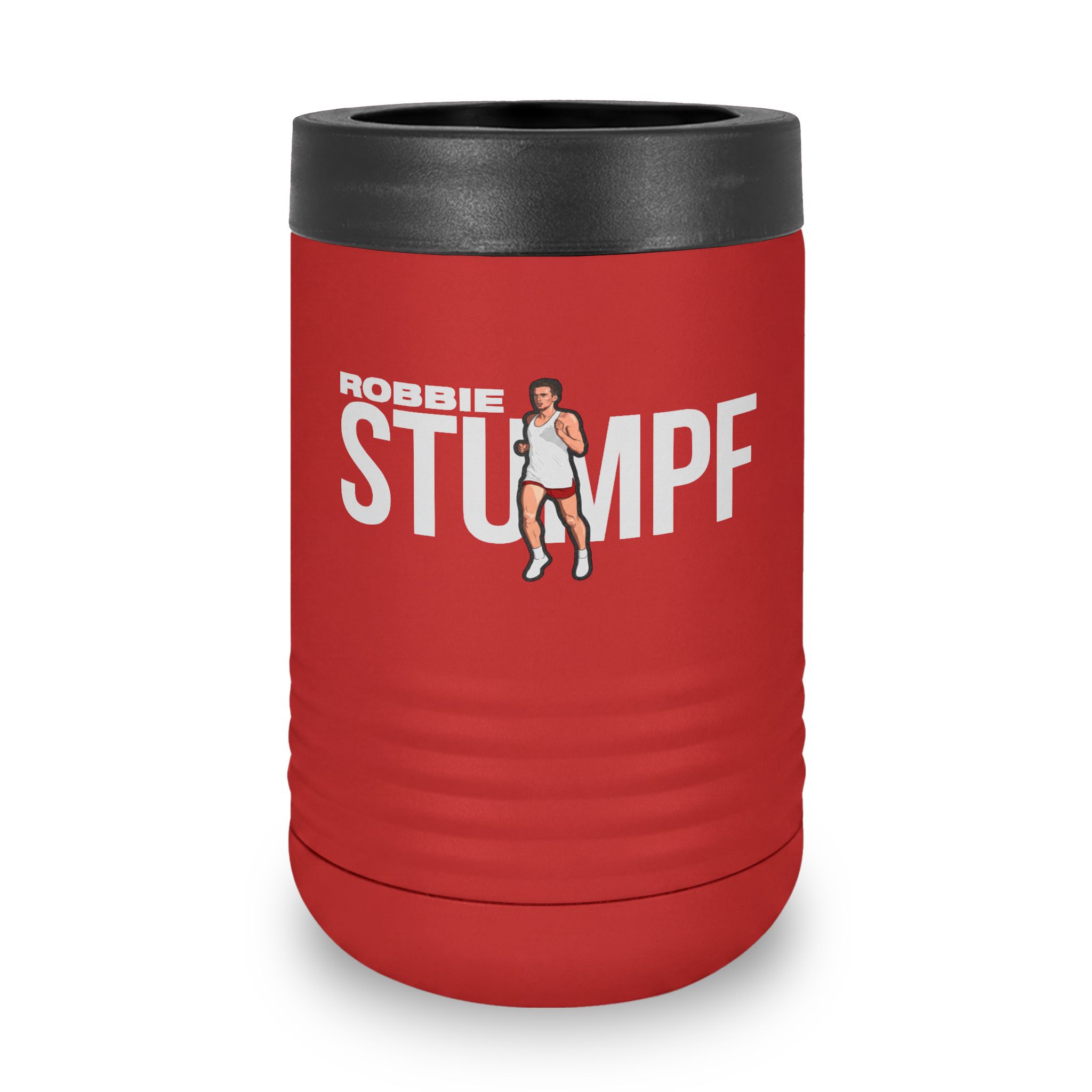 Stainless Can Cooler — character_player_name in Red