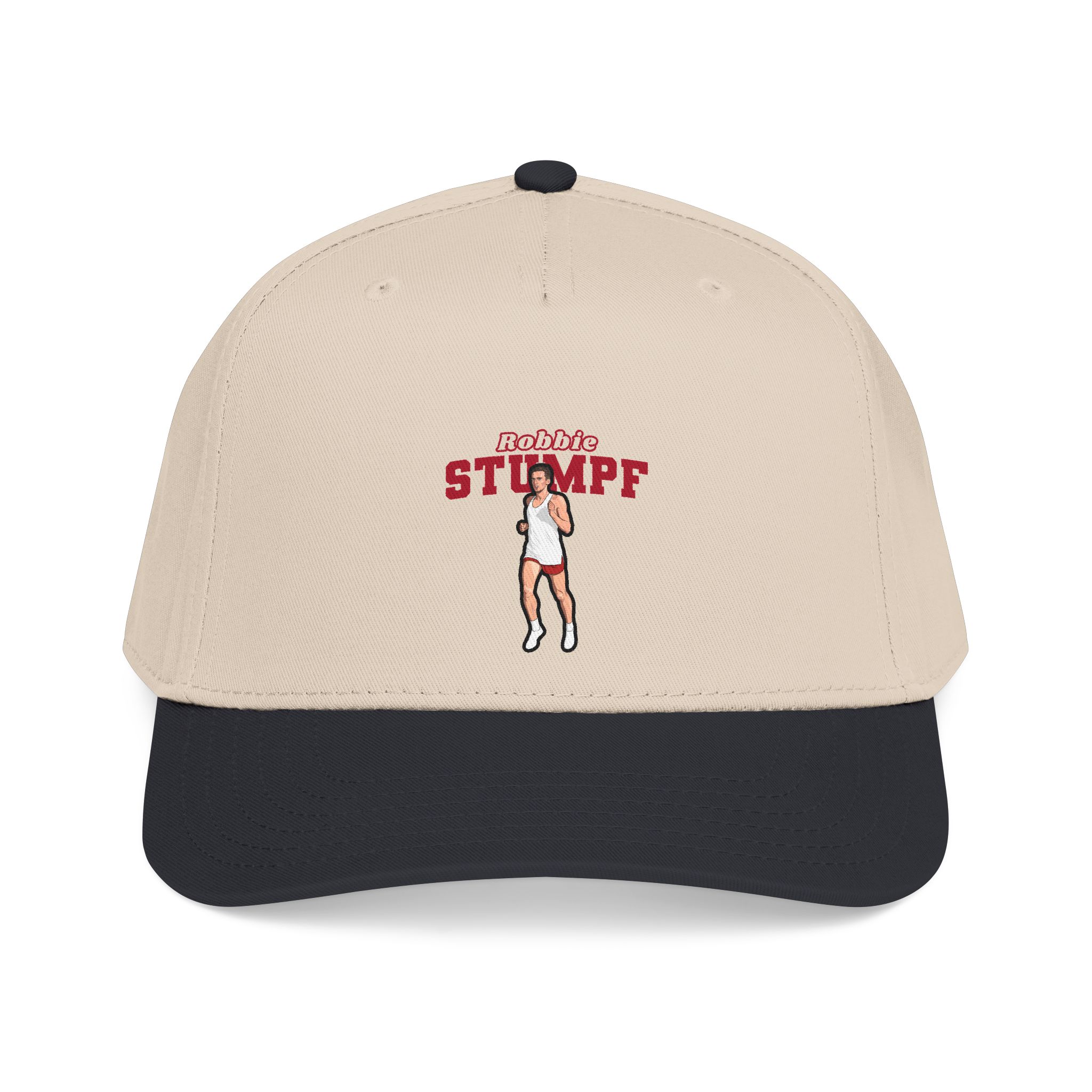 Baseball Cap — character_name_arch in Black / Natural