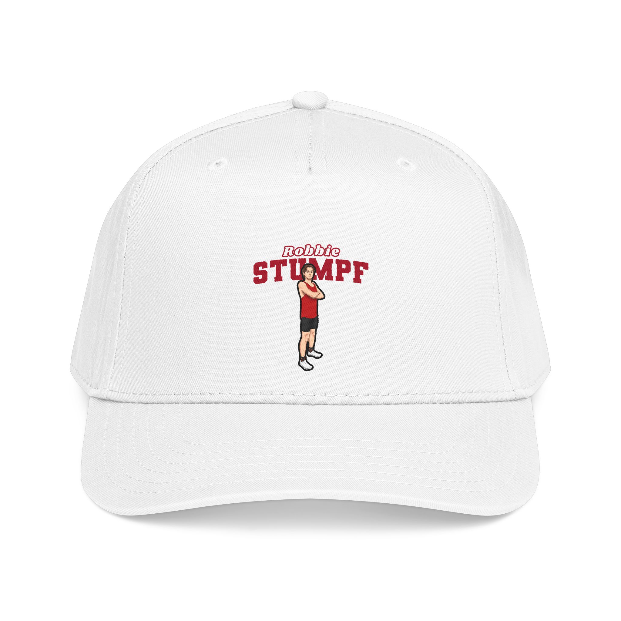Baseball Cap — character_name_arch in White