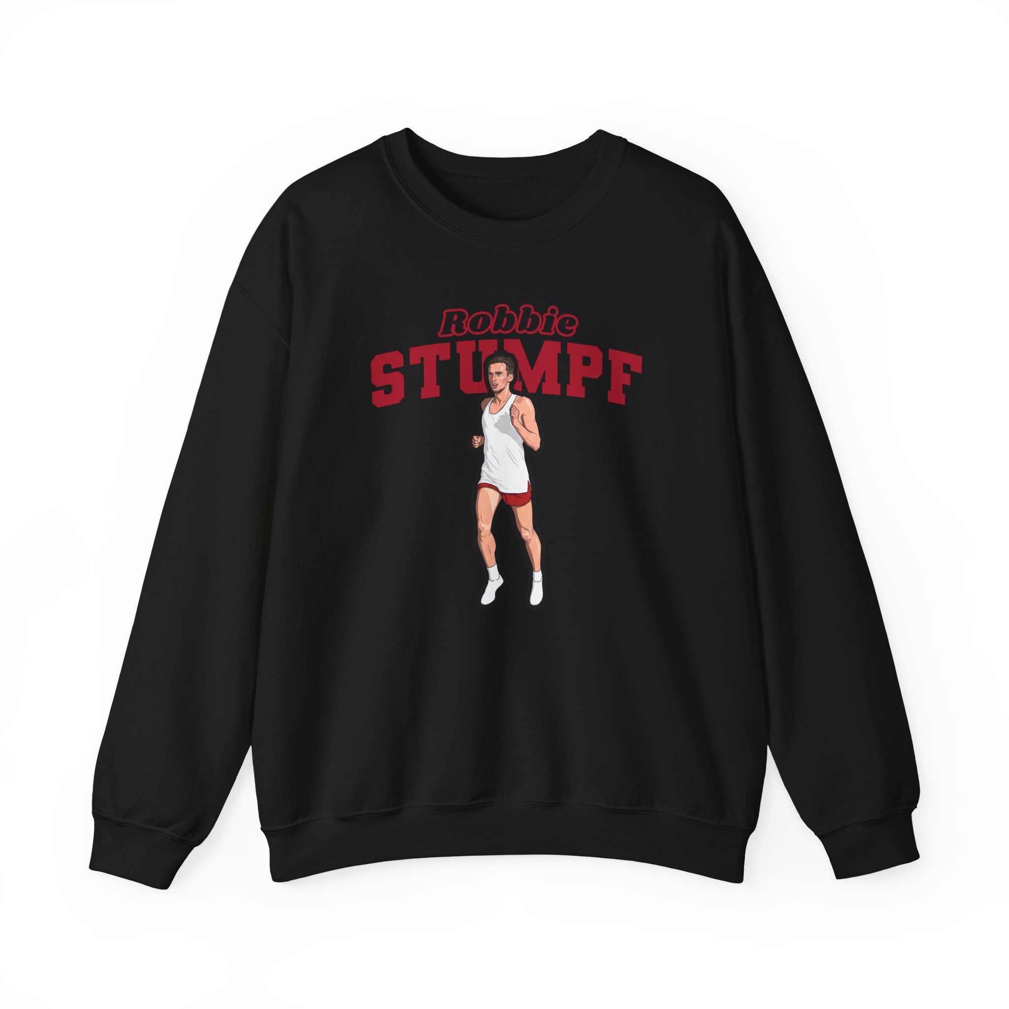 Crewneck Sweatshirt — character_name_arch in Black