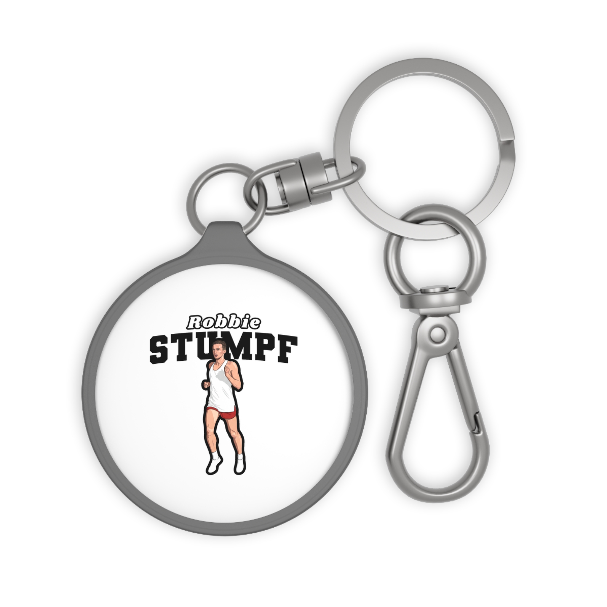 Keychain — character_name_arch in Grey