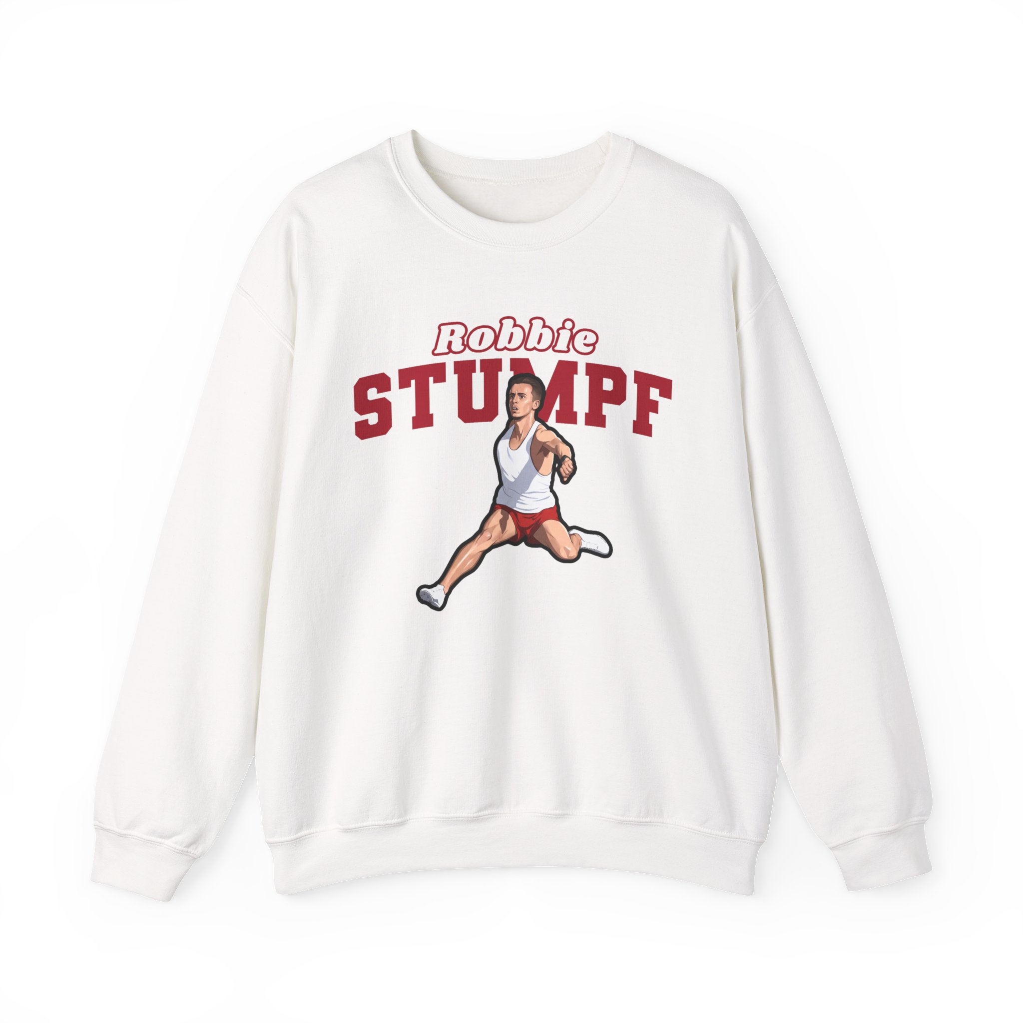 Crewneck Sweatshirt — character_name_arch in White