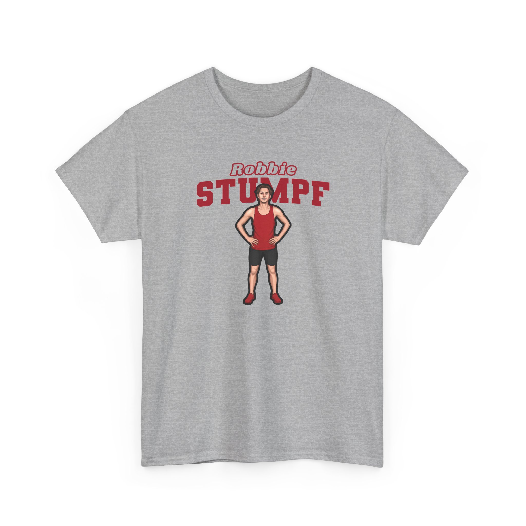 Tee — character_name_arch in Grey